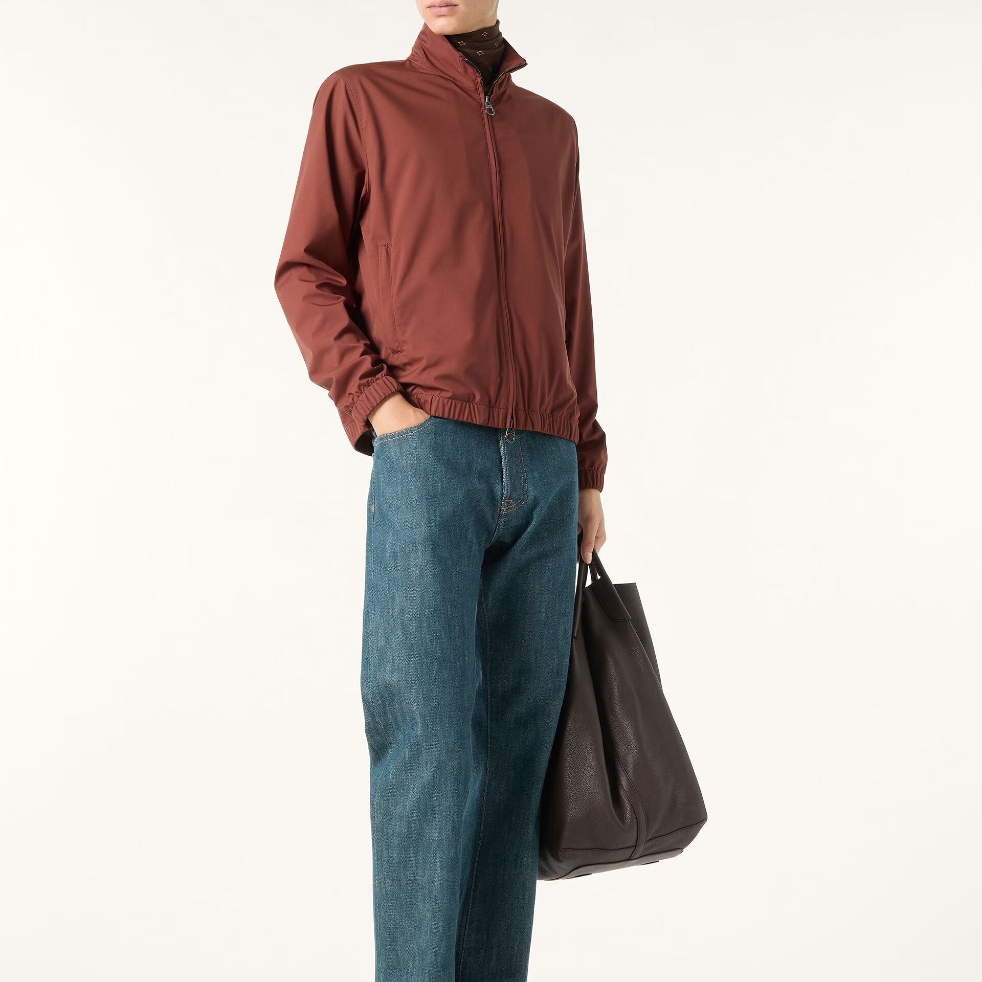 Loro Piana Bomber Jacket in Microfibre - Storm System®