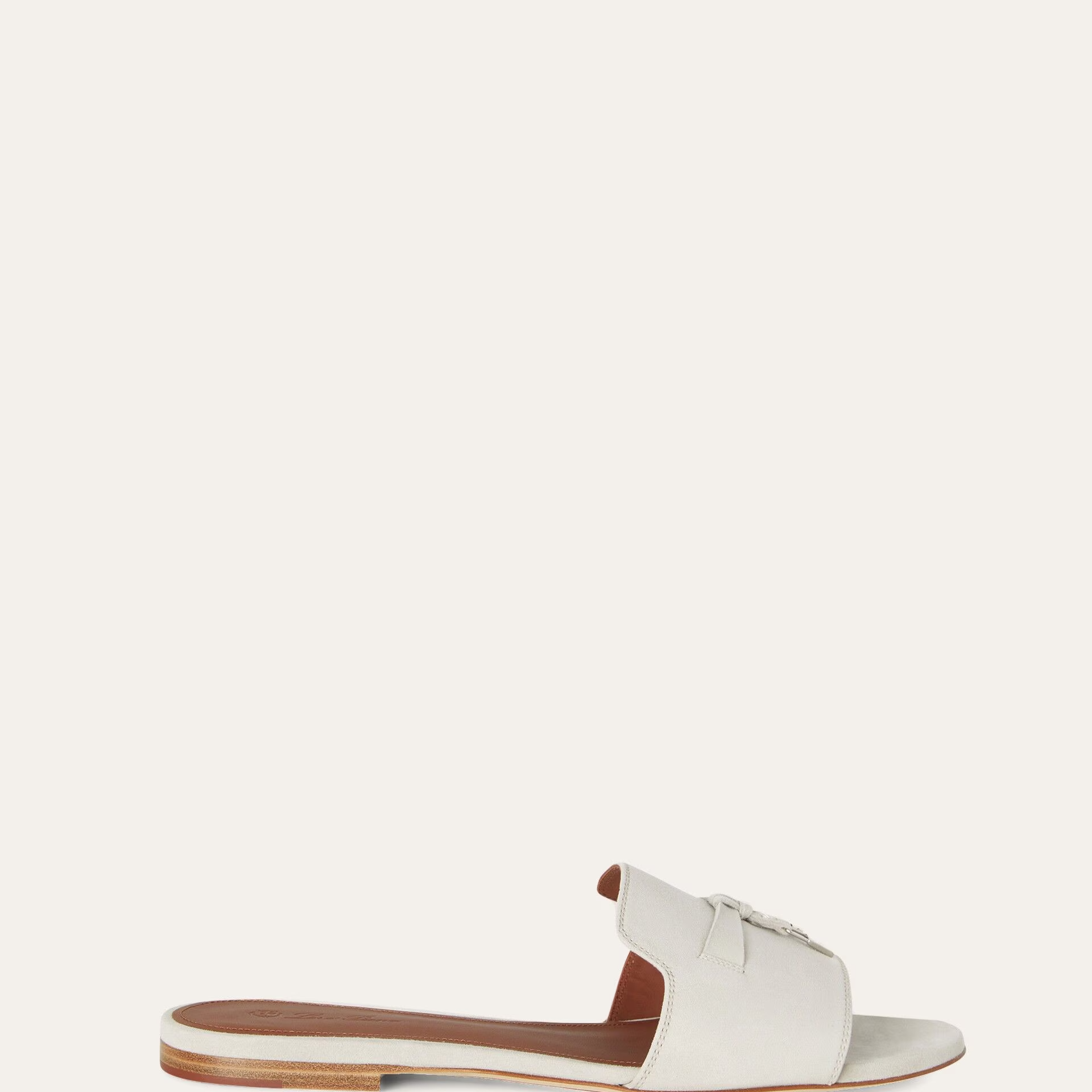Loro Piana Summer Charms Sandal in Suede Goatskin