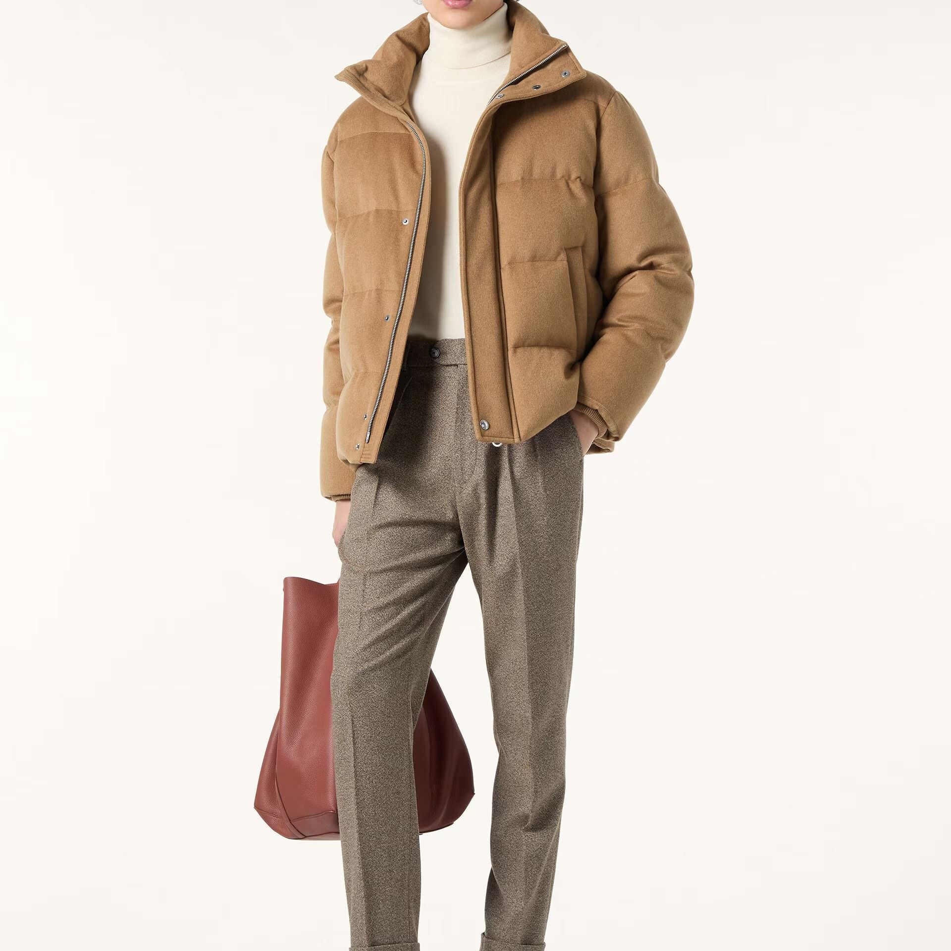 Loro Piana Giulio Puffer Jacket in Cashmere - Storm System®