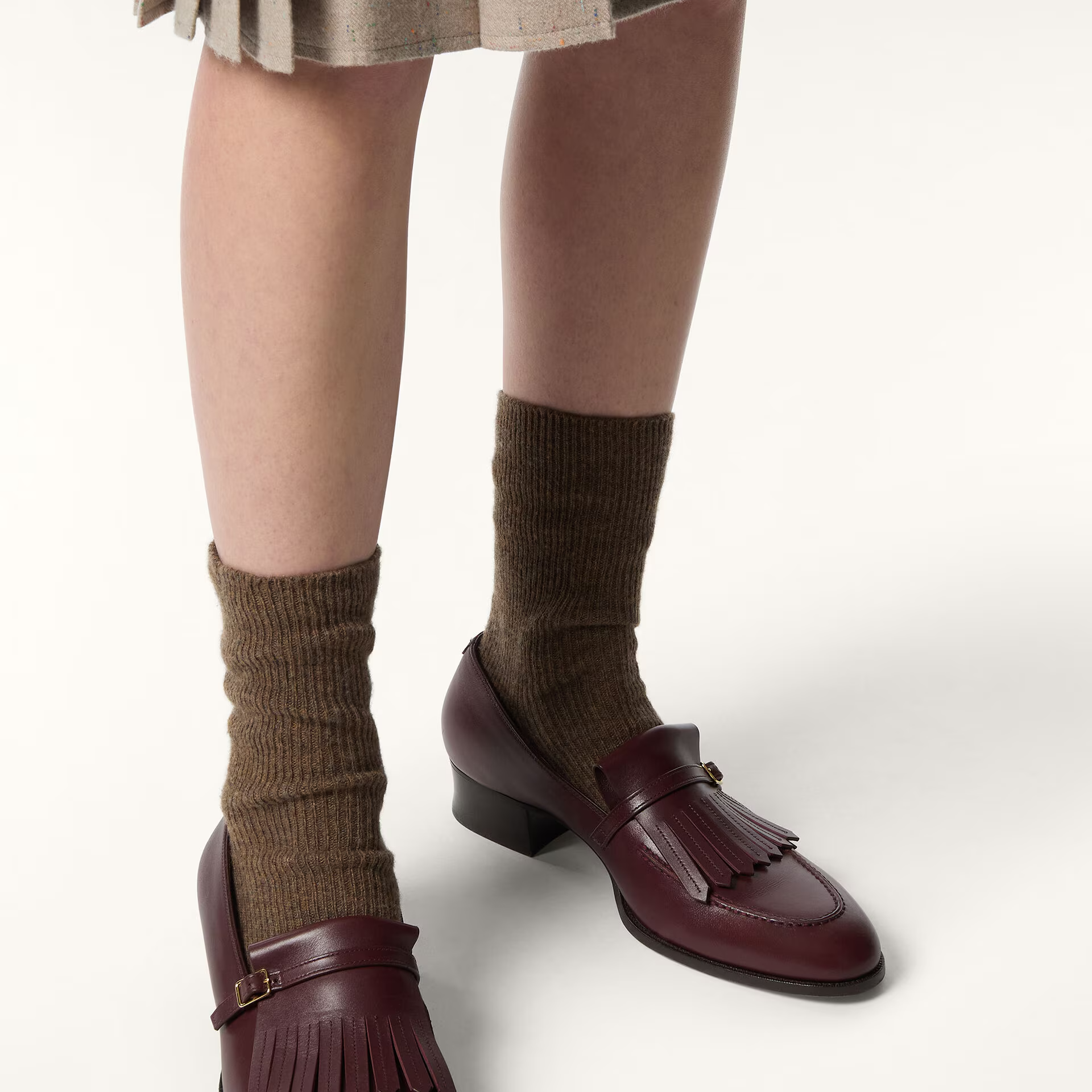 Loro Piana Pennan Fringe Loafer in Calfskin