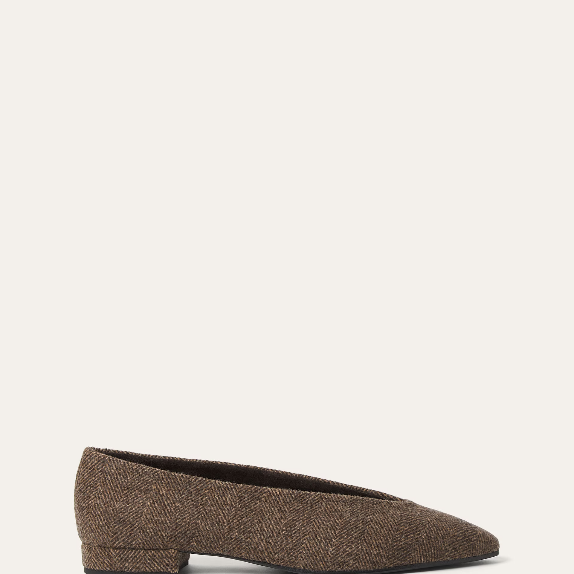 Loro Piana Rebecca Ballet Flat in Wish® Wool, Cashmere