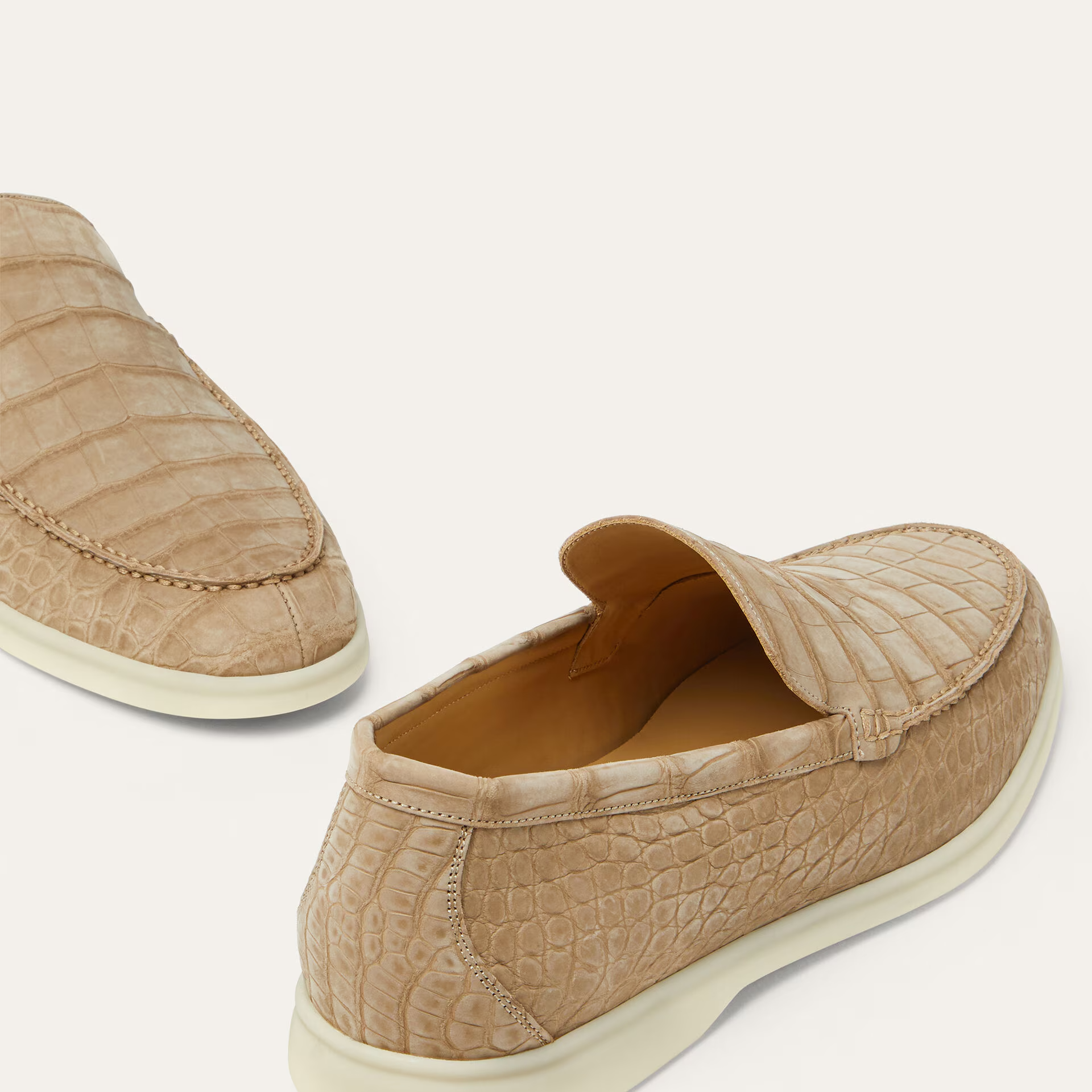 Loro Piana Summer Walk Loafer in Alligator Leather