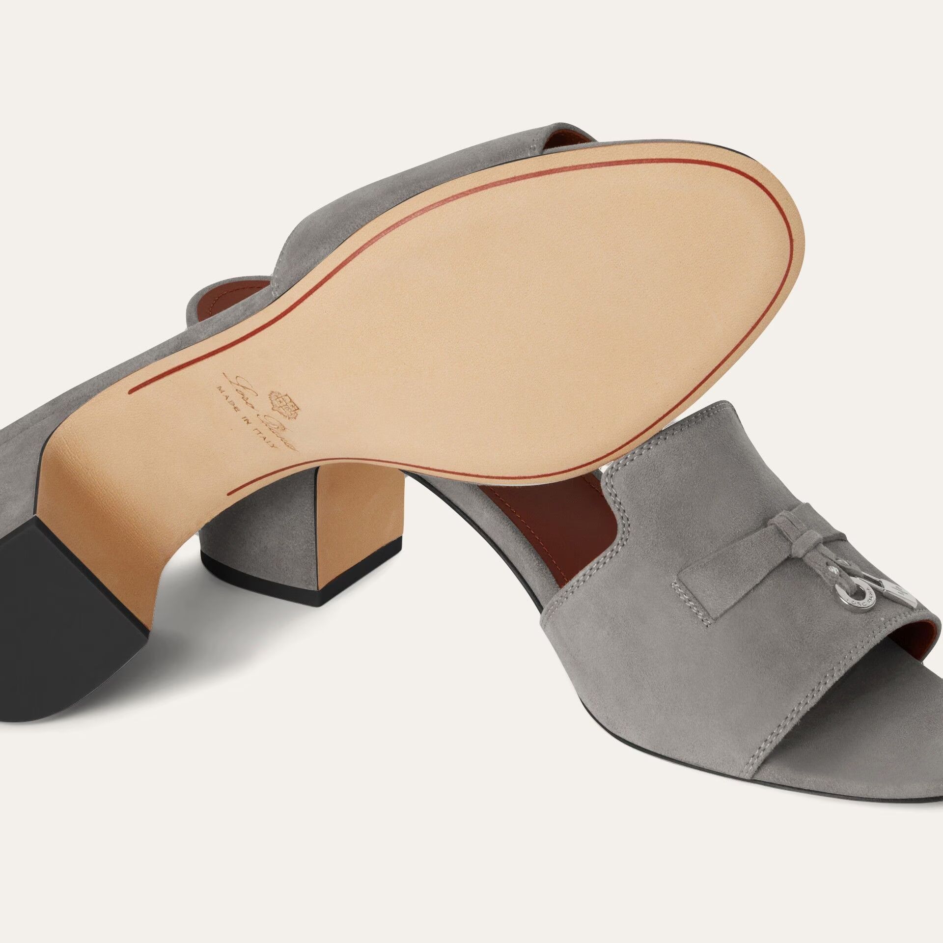 Loro Piana Summer Charms Sandal in Suede Goatskin