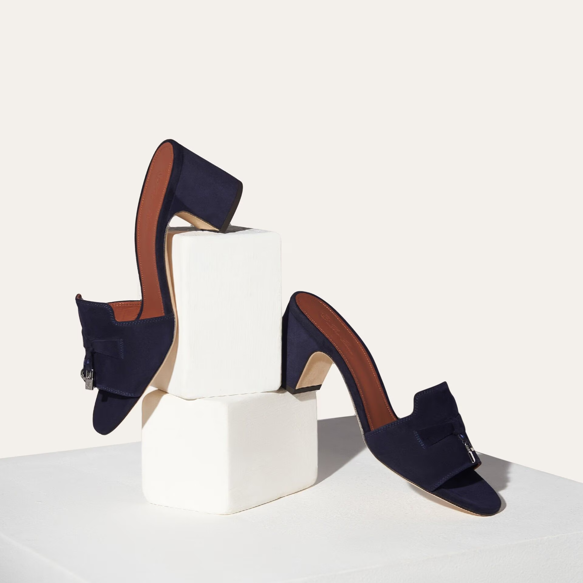 Loro Piana Summer Charms Sandal in Suede Goatskin