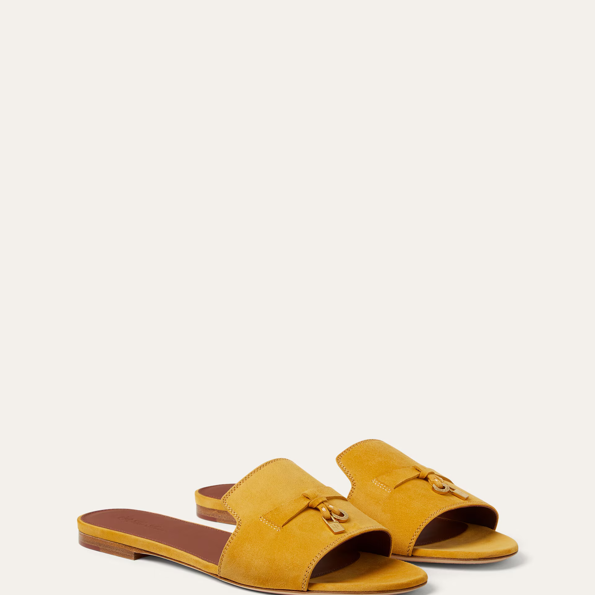 Loro Piana Summer Charms Sandal in Suede Goatskin