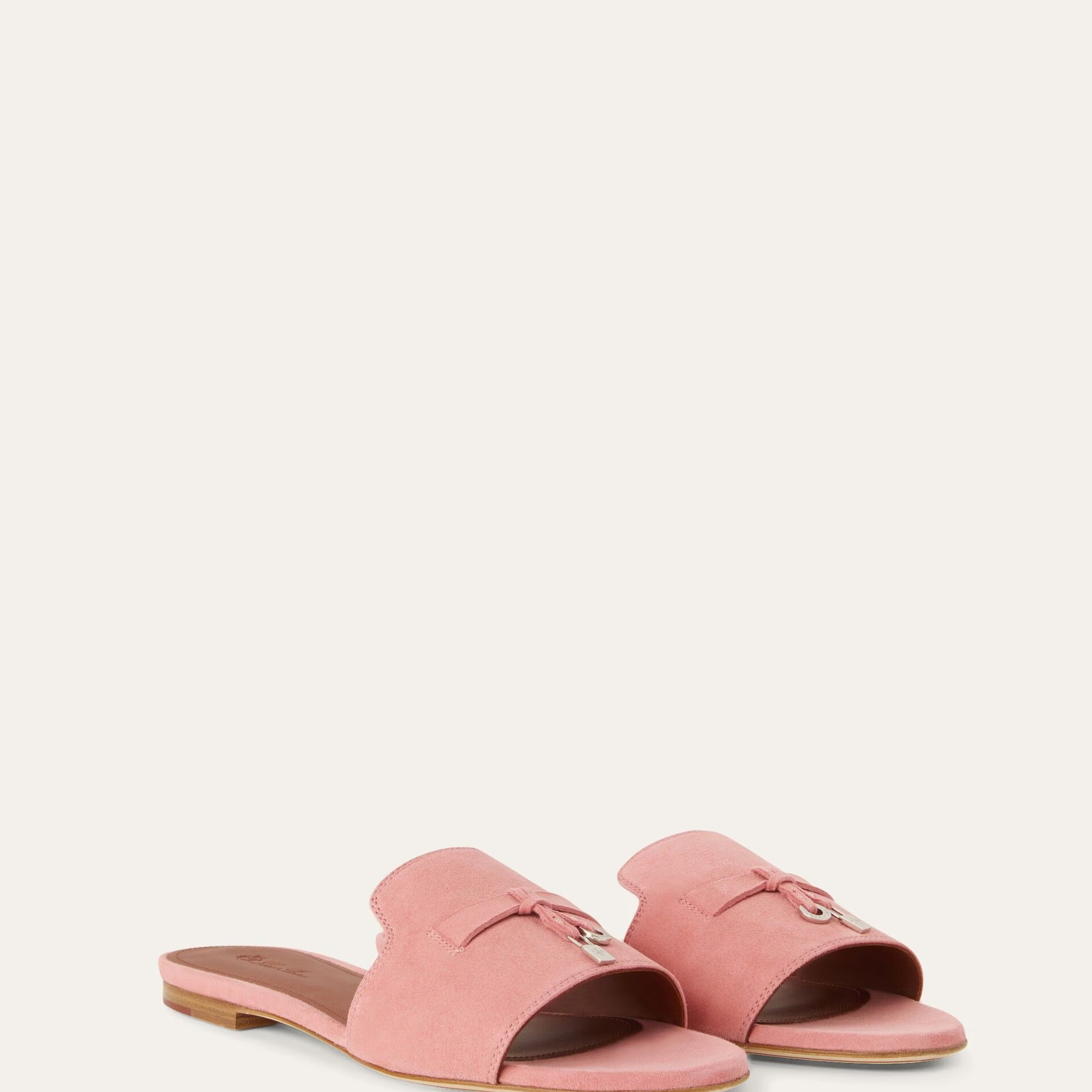 Loro Piana Summer Charms Sandal in Suede Goatskin