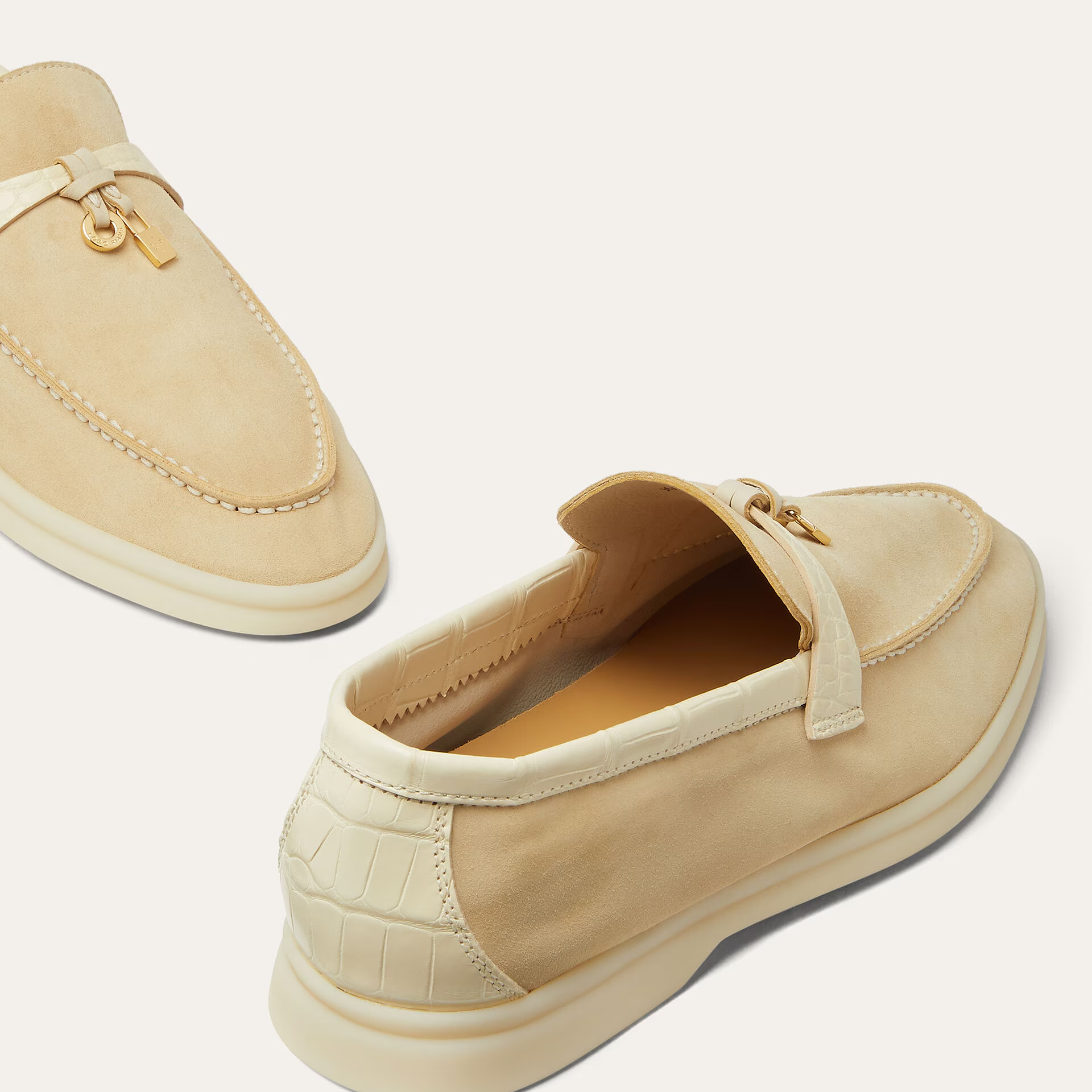 Loro Piana Summer Charms Walk Loafer in Suede