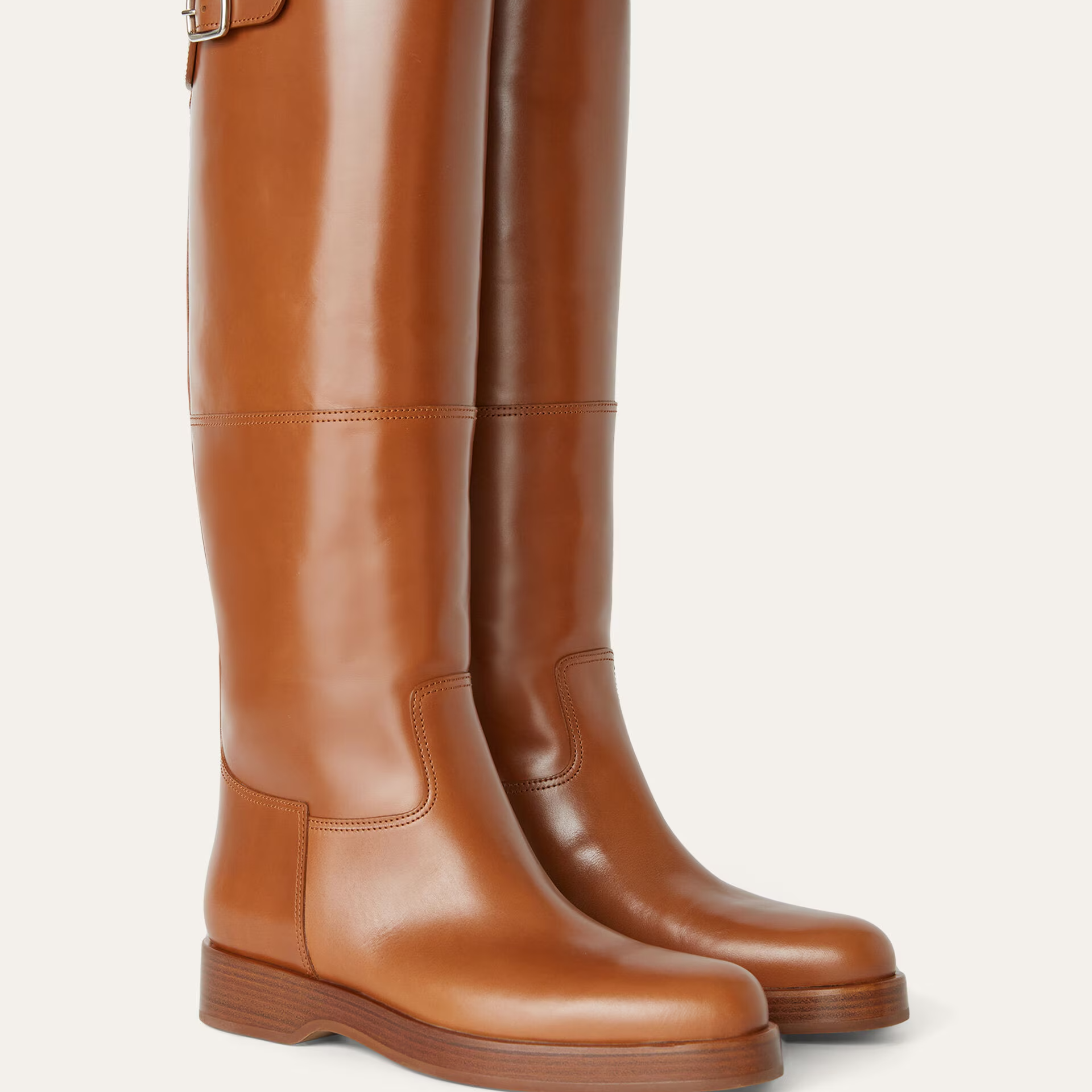 Loro Piana Lupo High Boot in Calfskin
