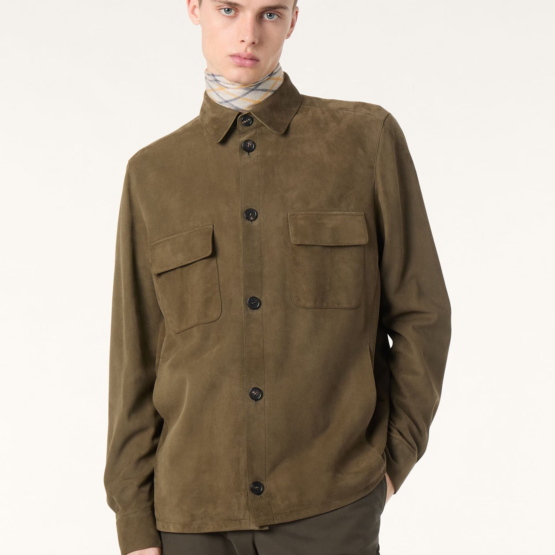 Loro Piana Overshirt in Kidskin