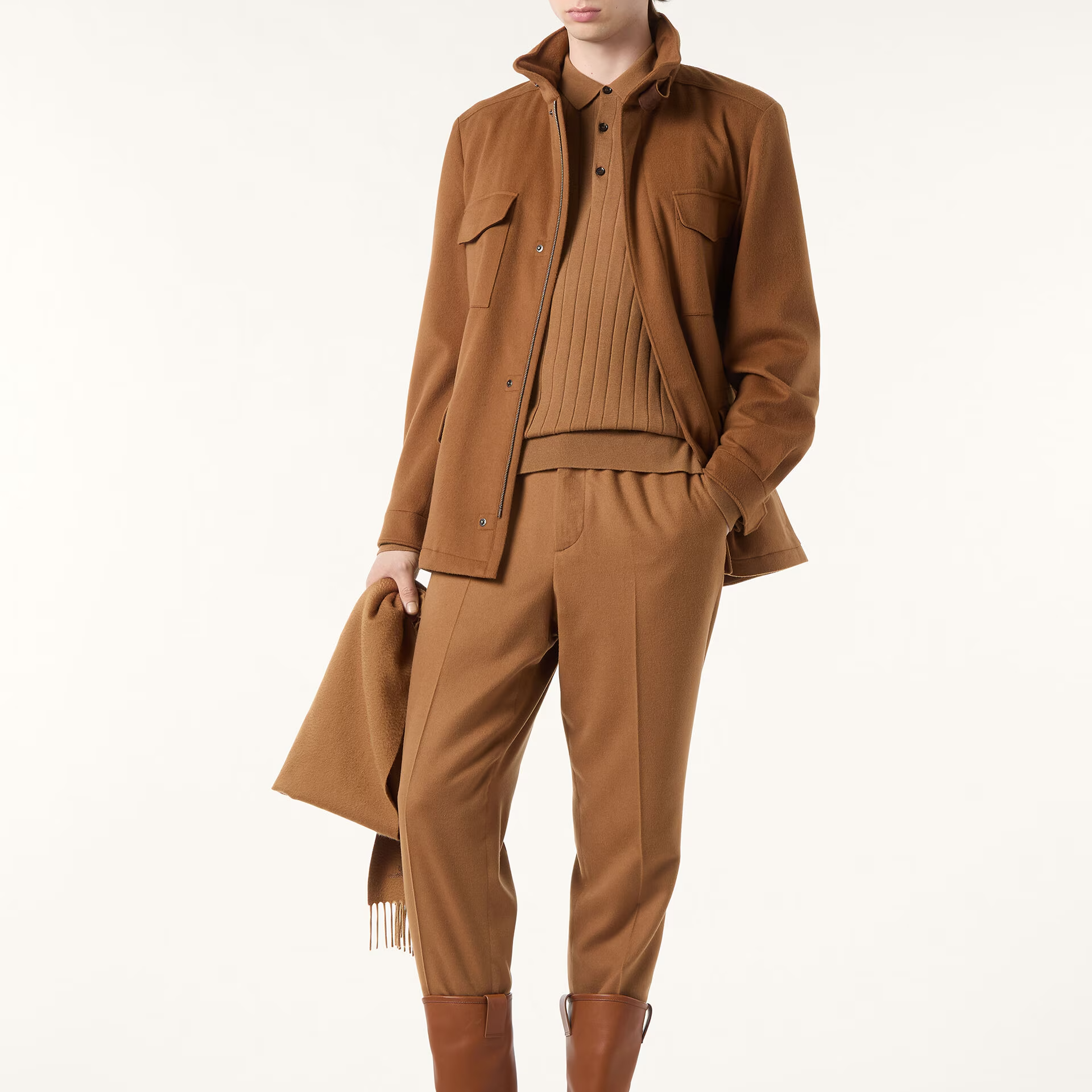 Loro Piana Iconic Polo Shirt in Vicuña