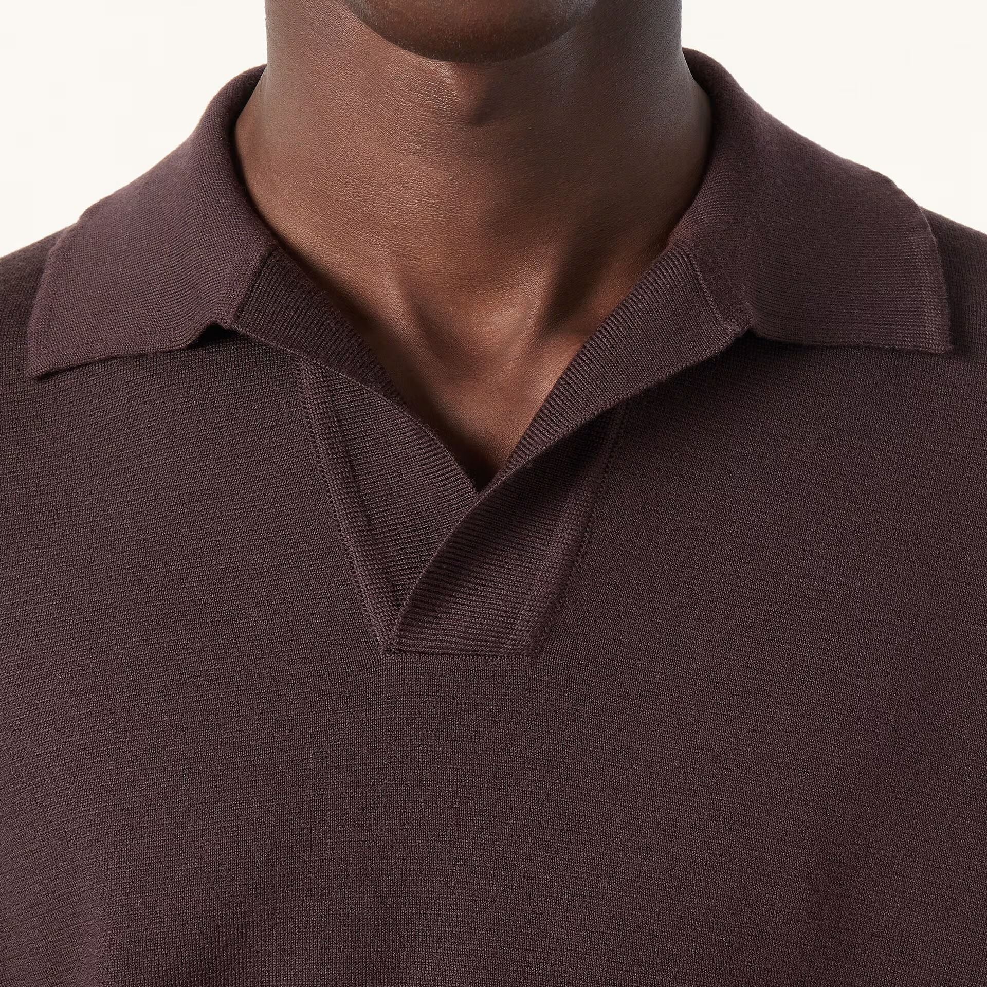 Loro Piana Buttonless Polo-shirt in Wish® Wool