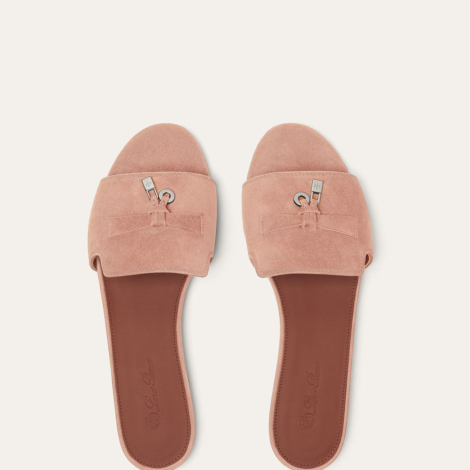 Loro Piana Summer Charms Sandal in Suede Goatskin