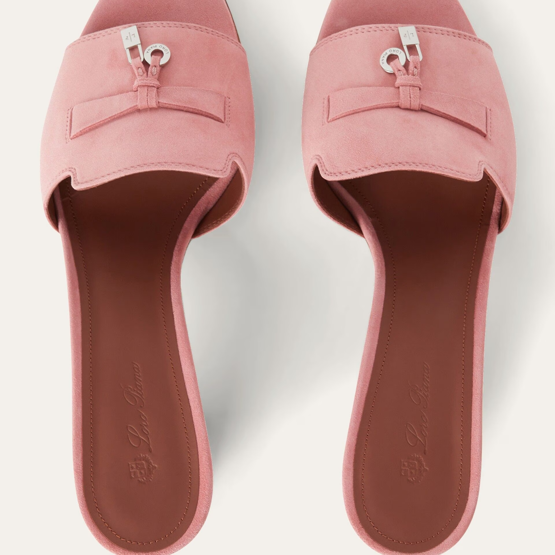 Loro Piana Summer Charms Sandal in Suede Goatskin