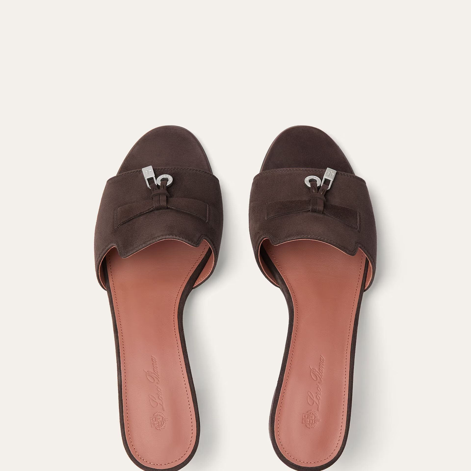 Loro Piana Summer Charms Sandal in Suede Goatskin