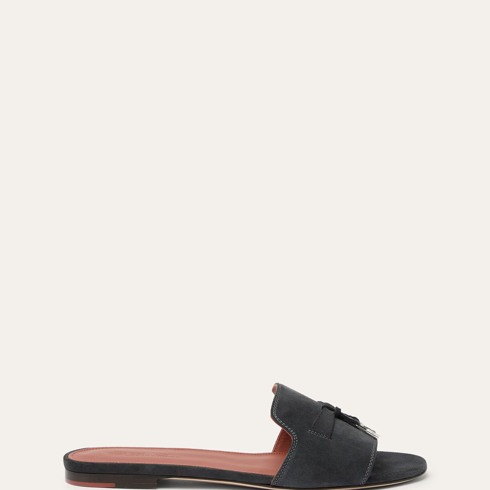 Loro Piana Summer Charms Sandal in Suede Goatskin