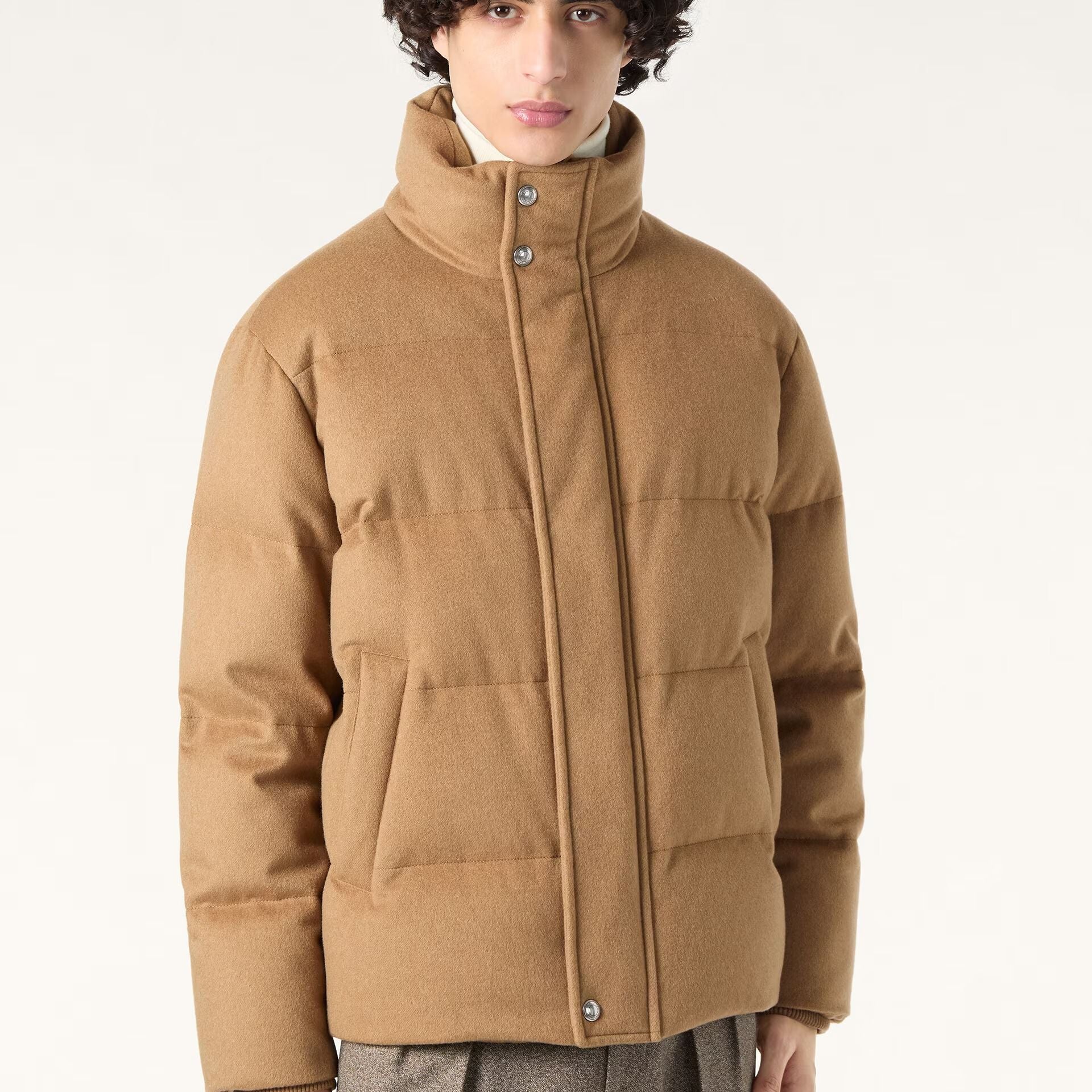 Loro Piana Giulio Puffer Jacket in Cashmere - Storm System®