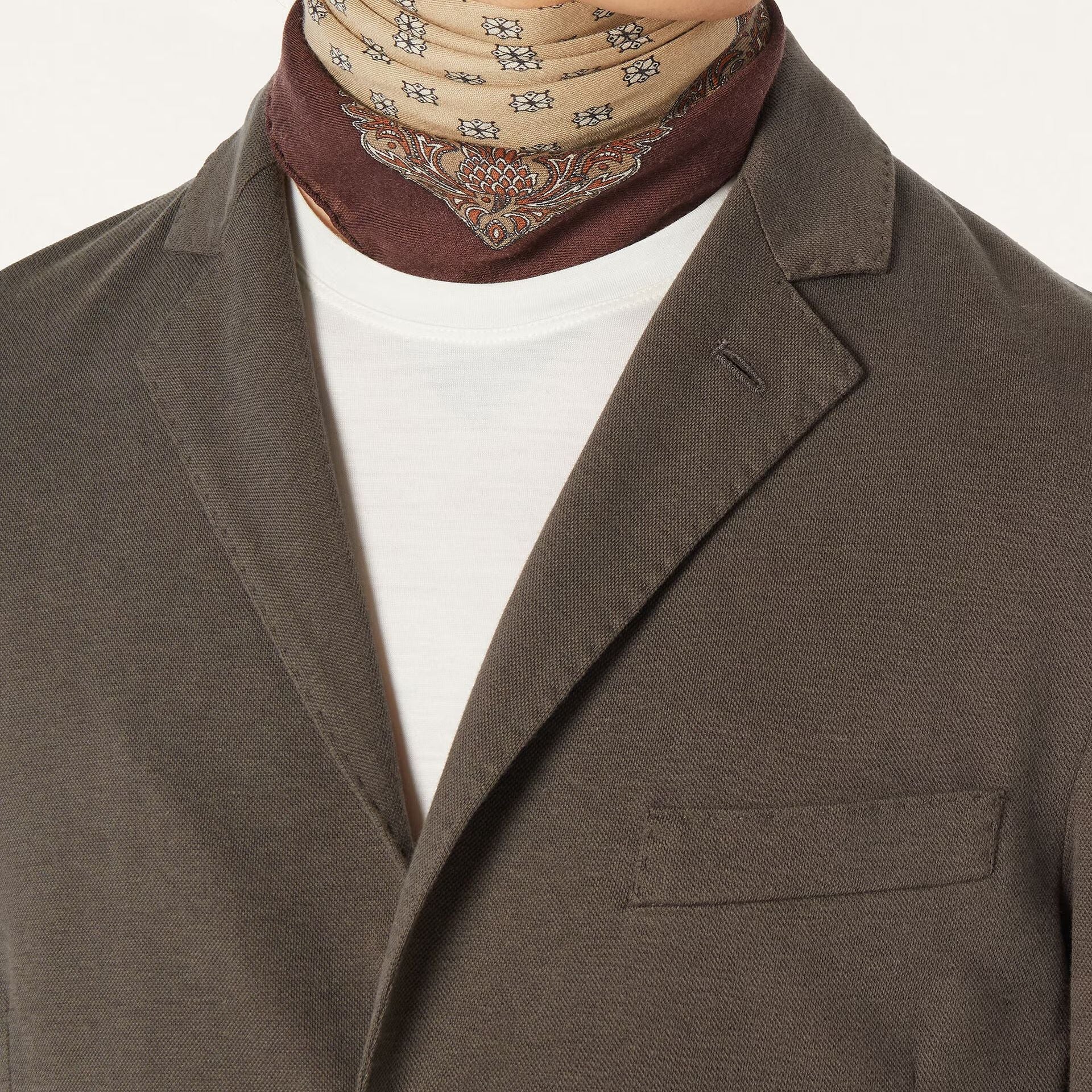 Loro Piana Sweater Jacket in Cotton, Silk, Linen
