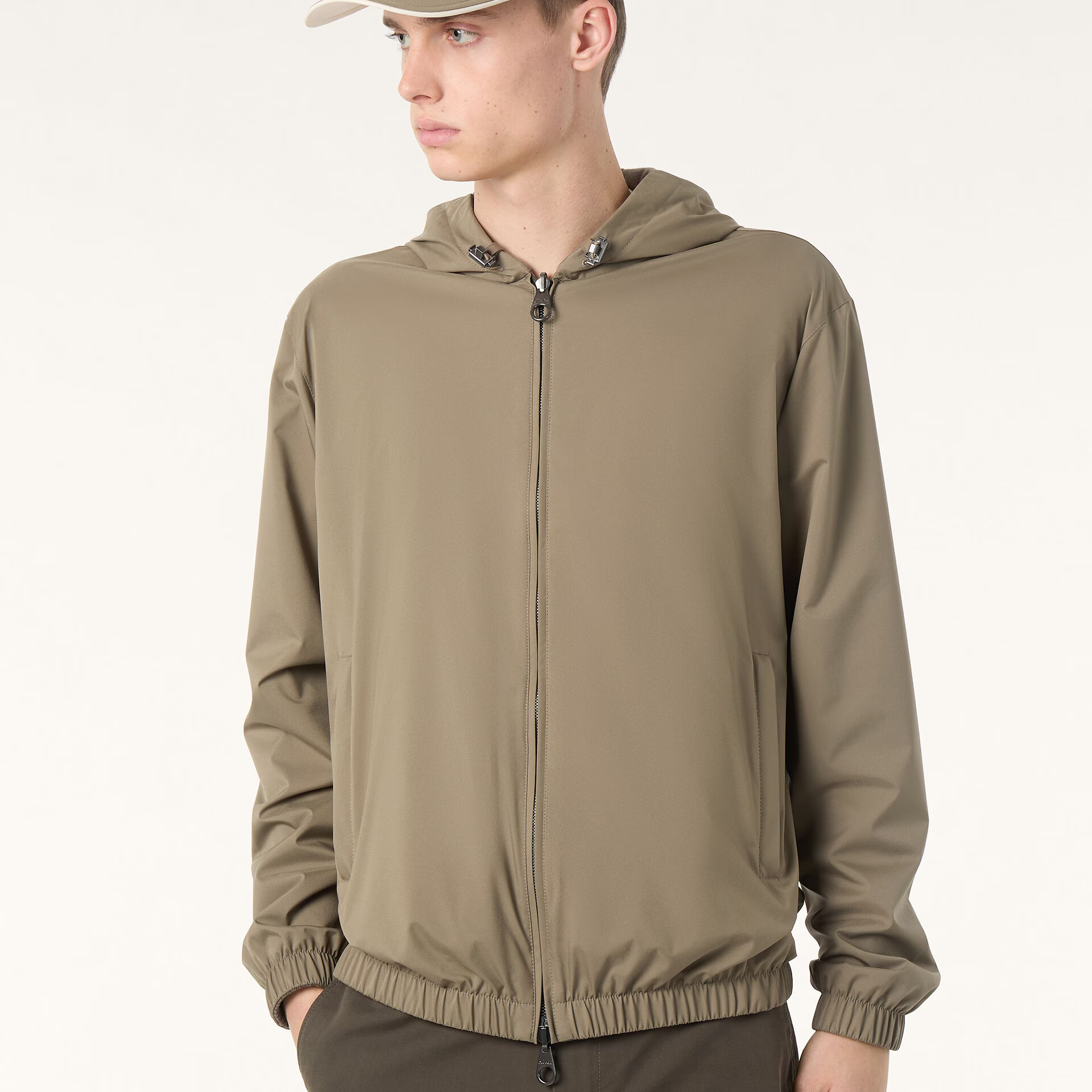Loro Piana Hooded Bomber in Microfibre - Storm System®