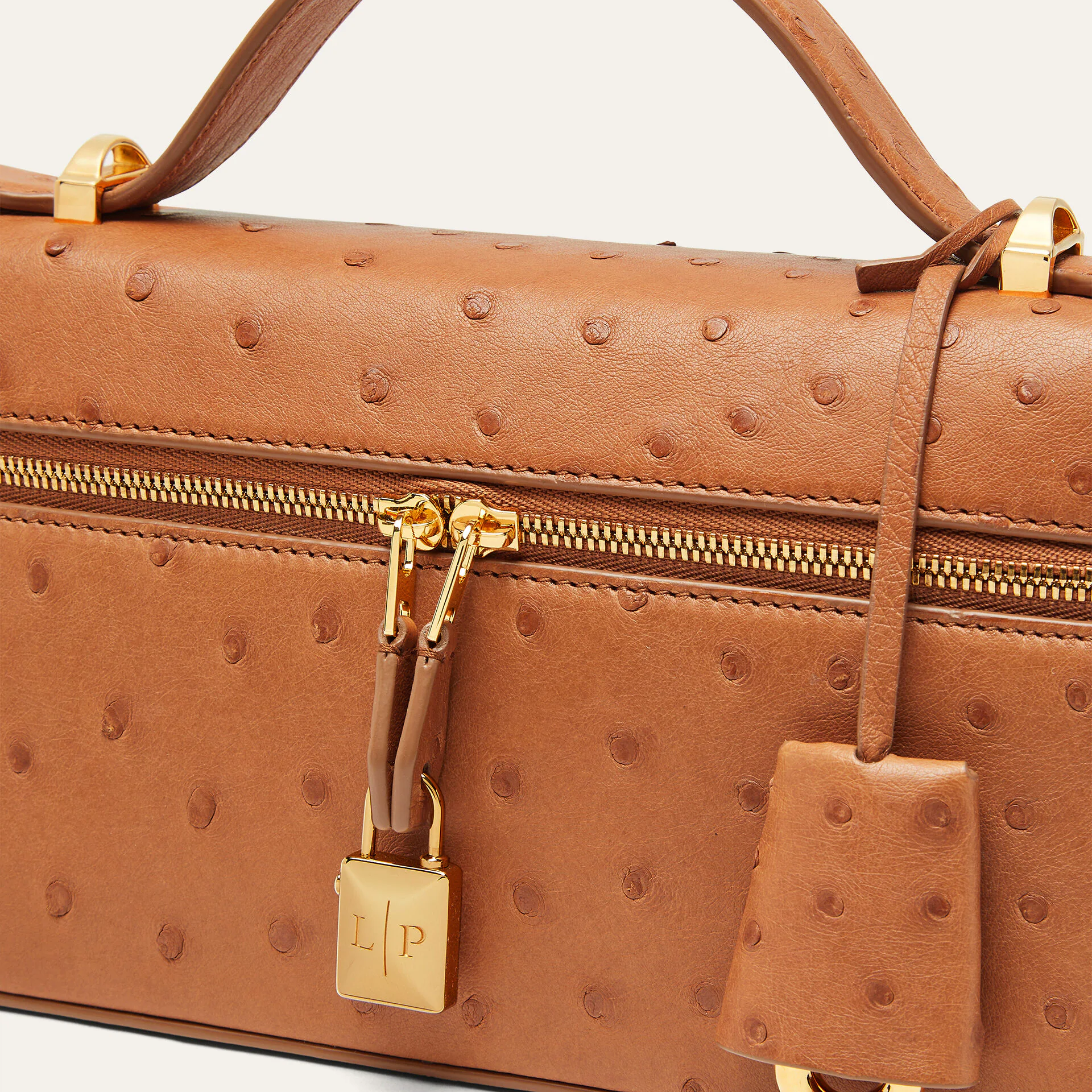 Loro Piana Extra Bag L23 in Ostrich Leather