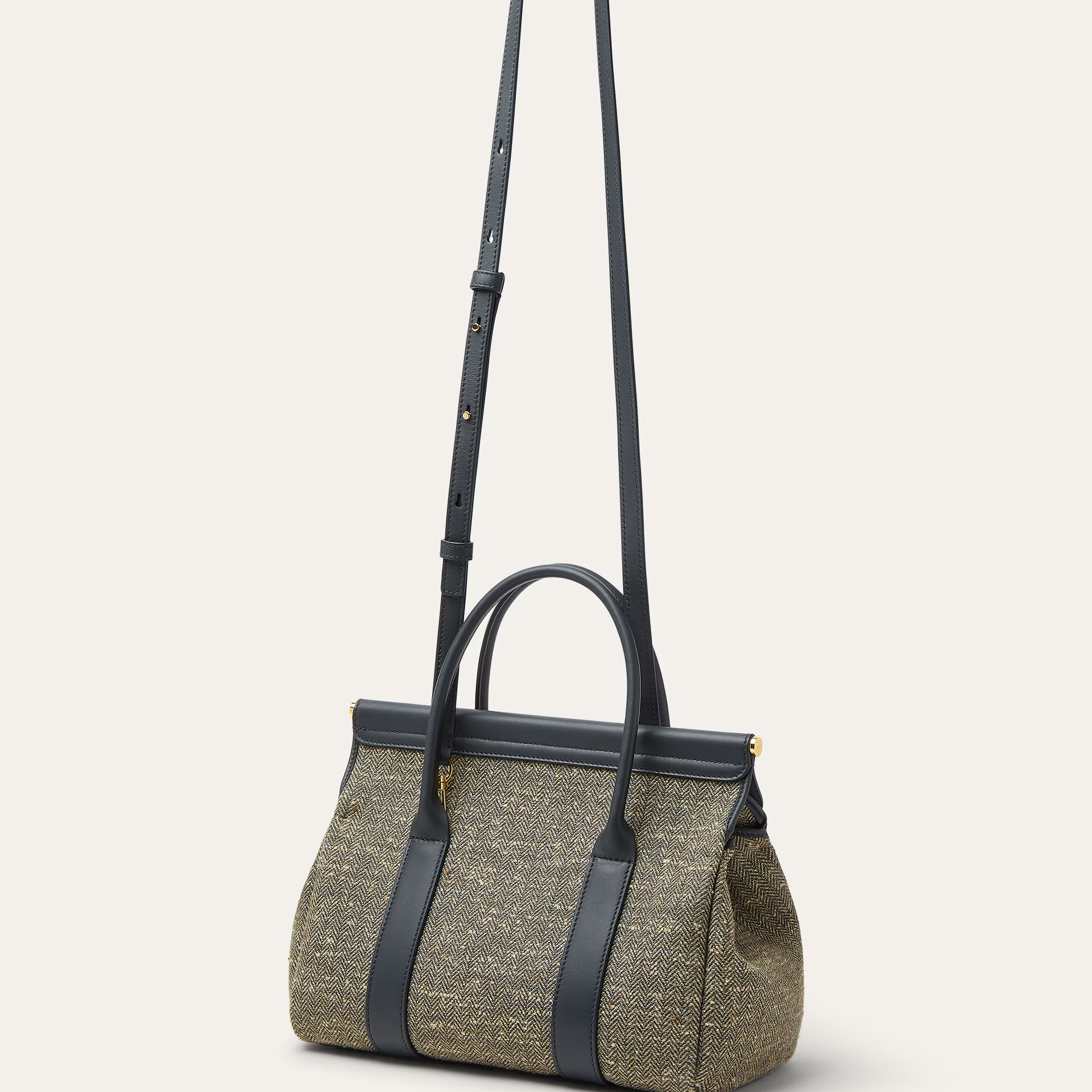 Loro Piana Loom bag L25 in Virgin Wool, Silk, Linen