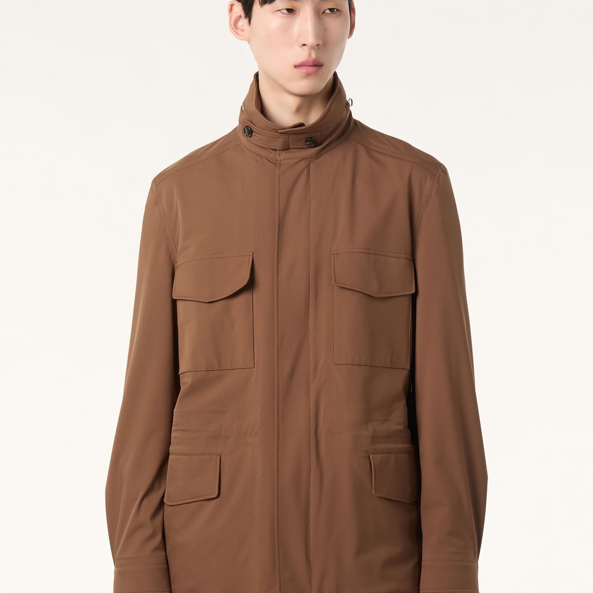 Loro Piana Traveller Field Jacket in Microfibre - Storm System®