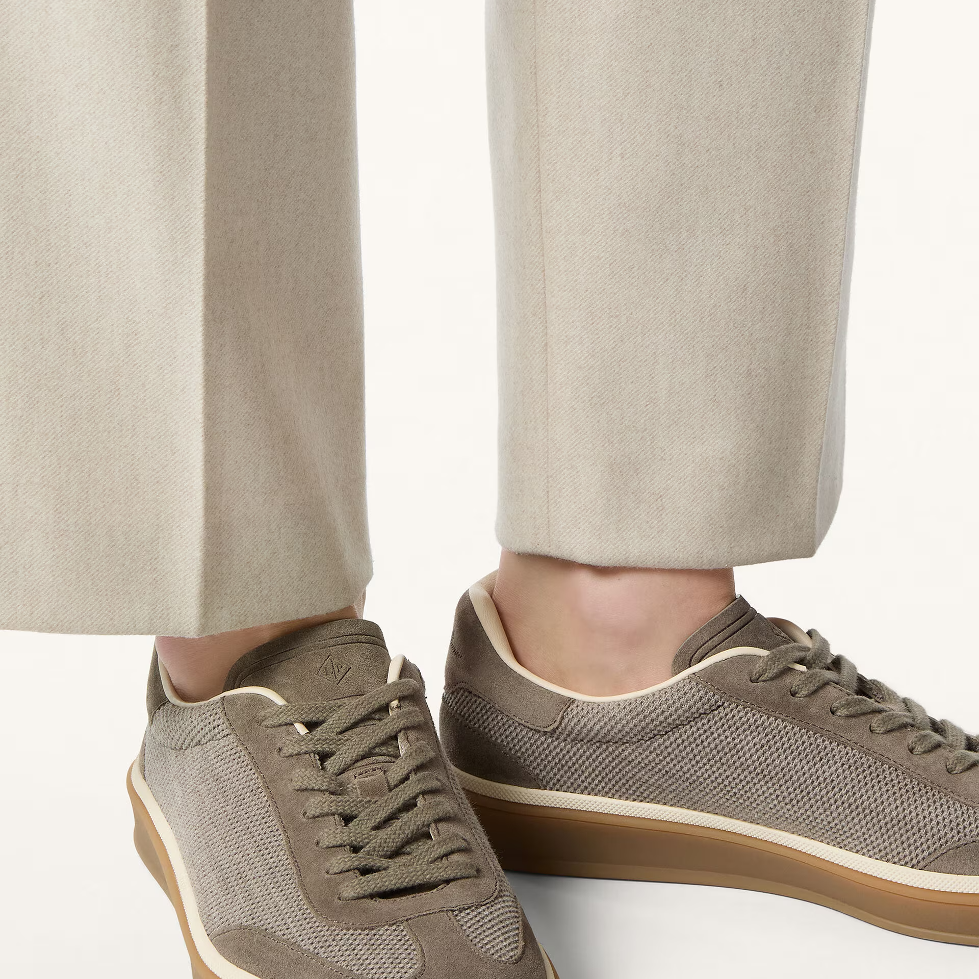 Loro Piana Tennis Walk Sneaker in Pecora Nera®