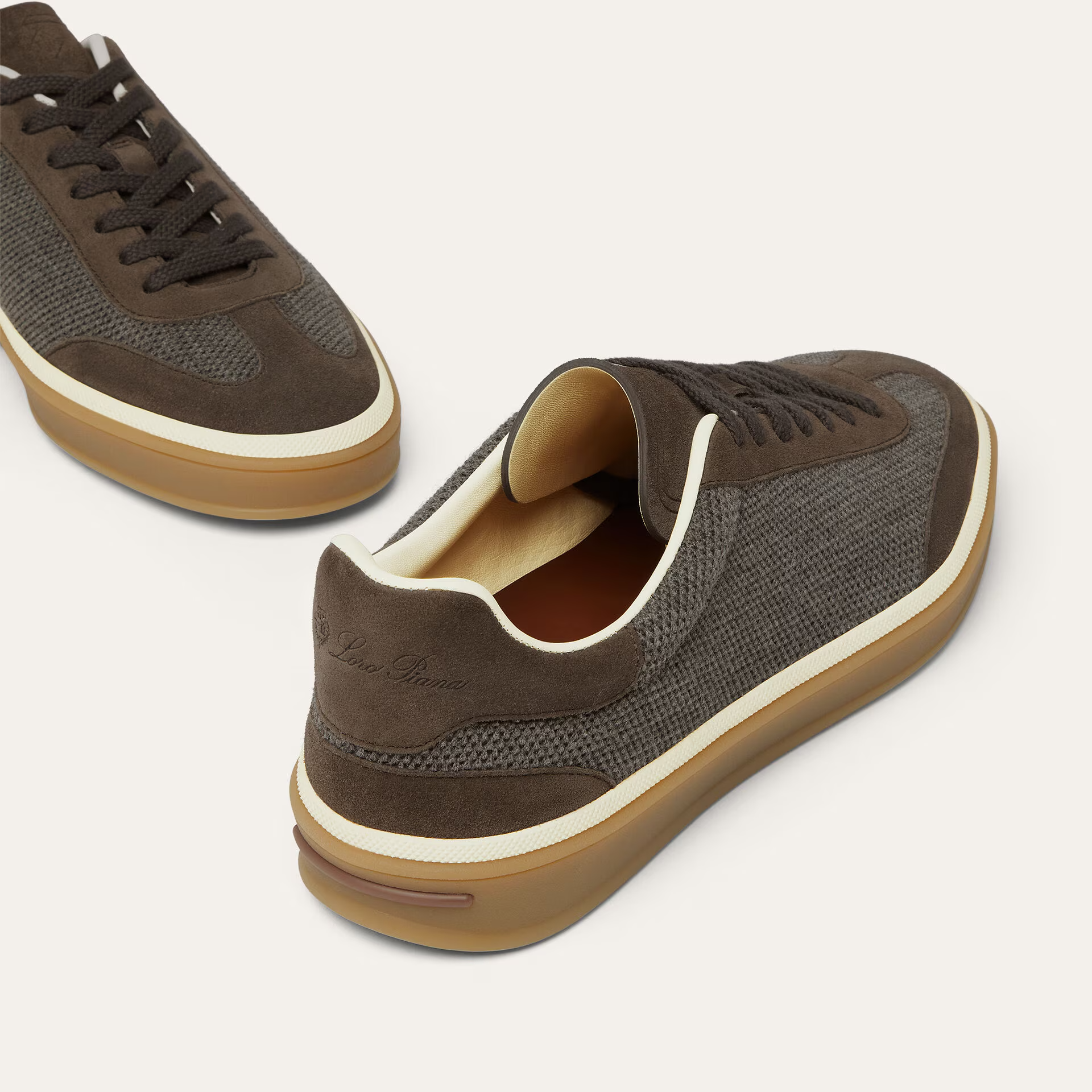 Loro Piana Tennis Walk Sneaker in Pecora Nera®