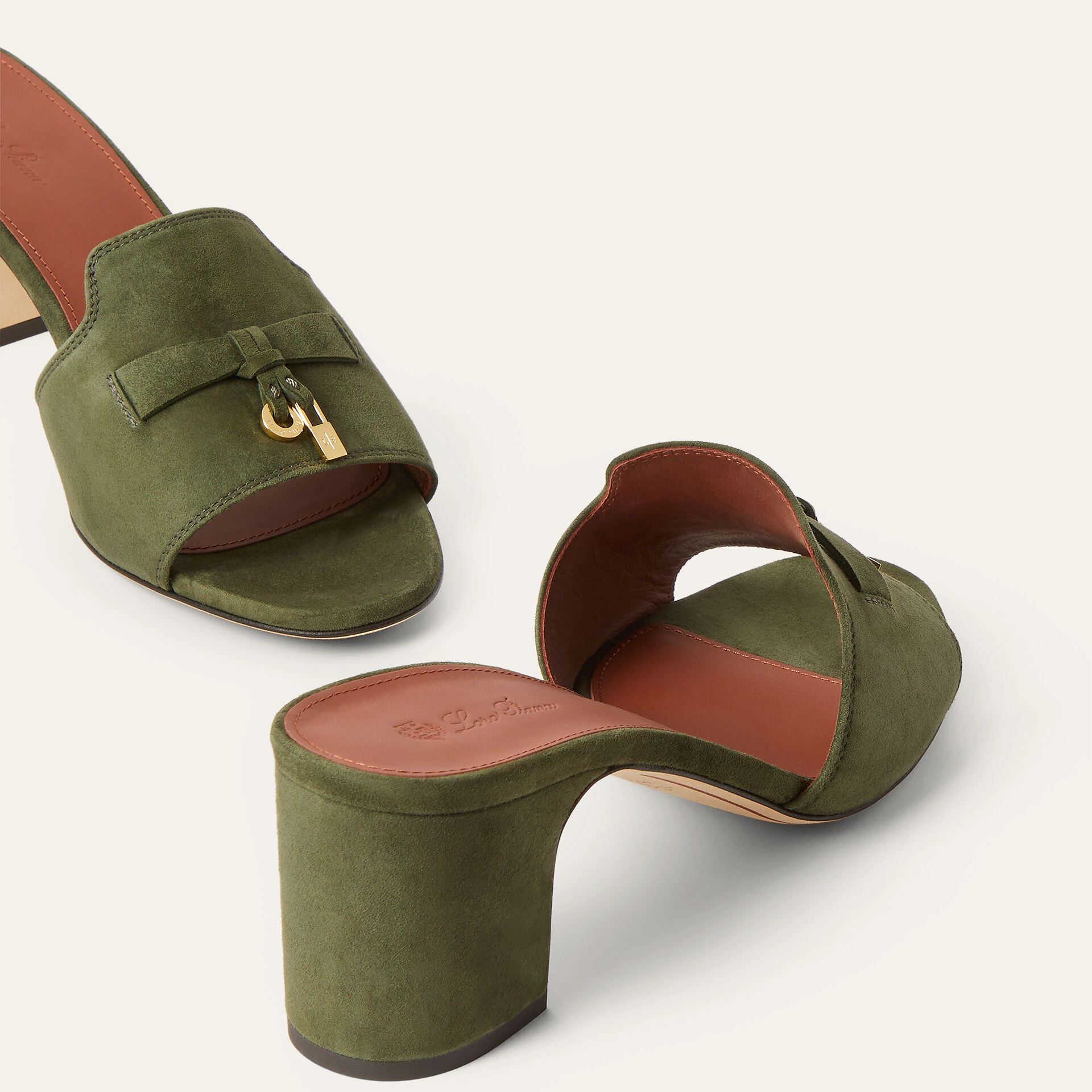 Loro Piana Summer Charms Sandal in Suede Goatskin