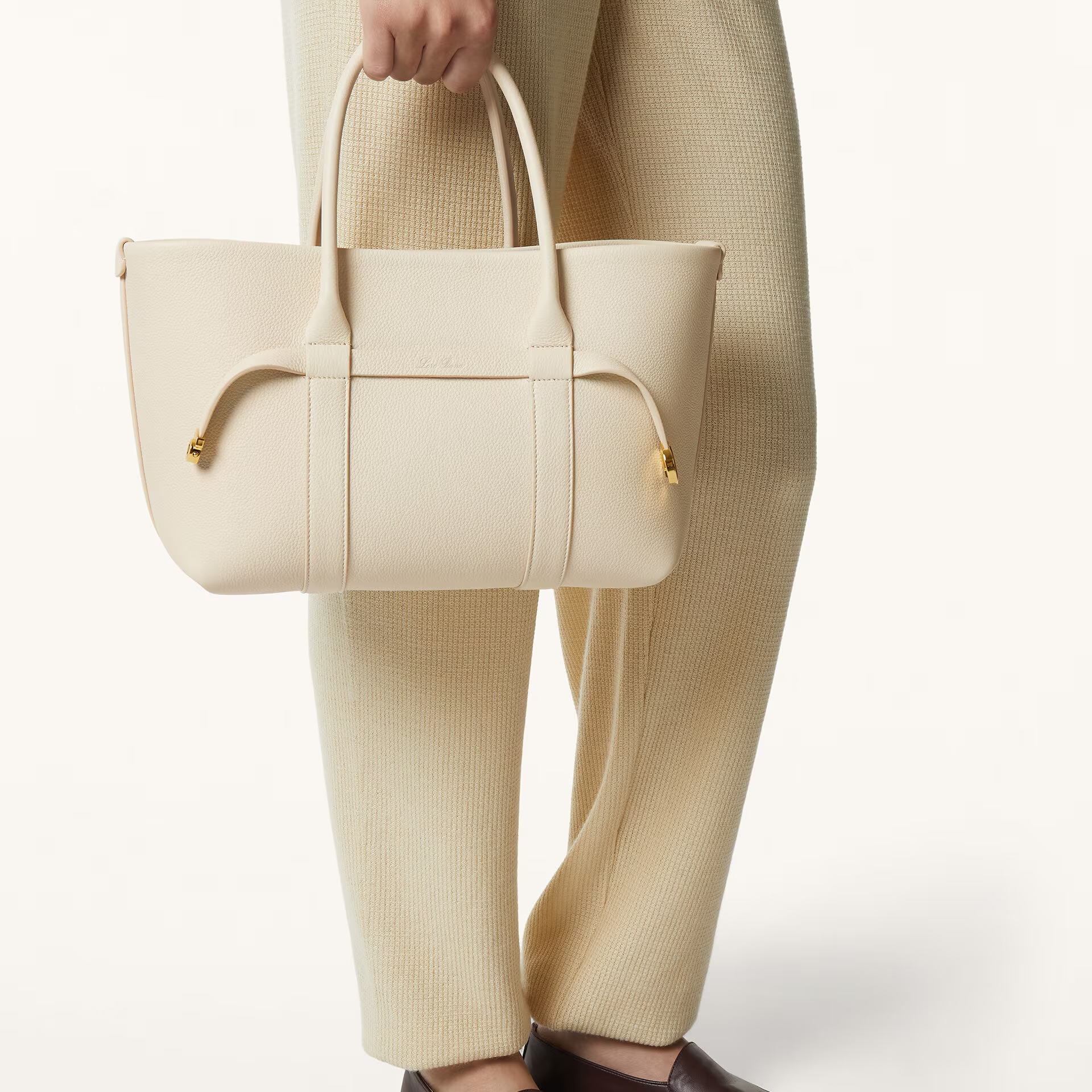 Loro Piana Ghiera Shopper Small in Calfskin