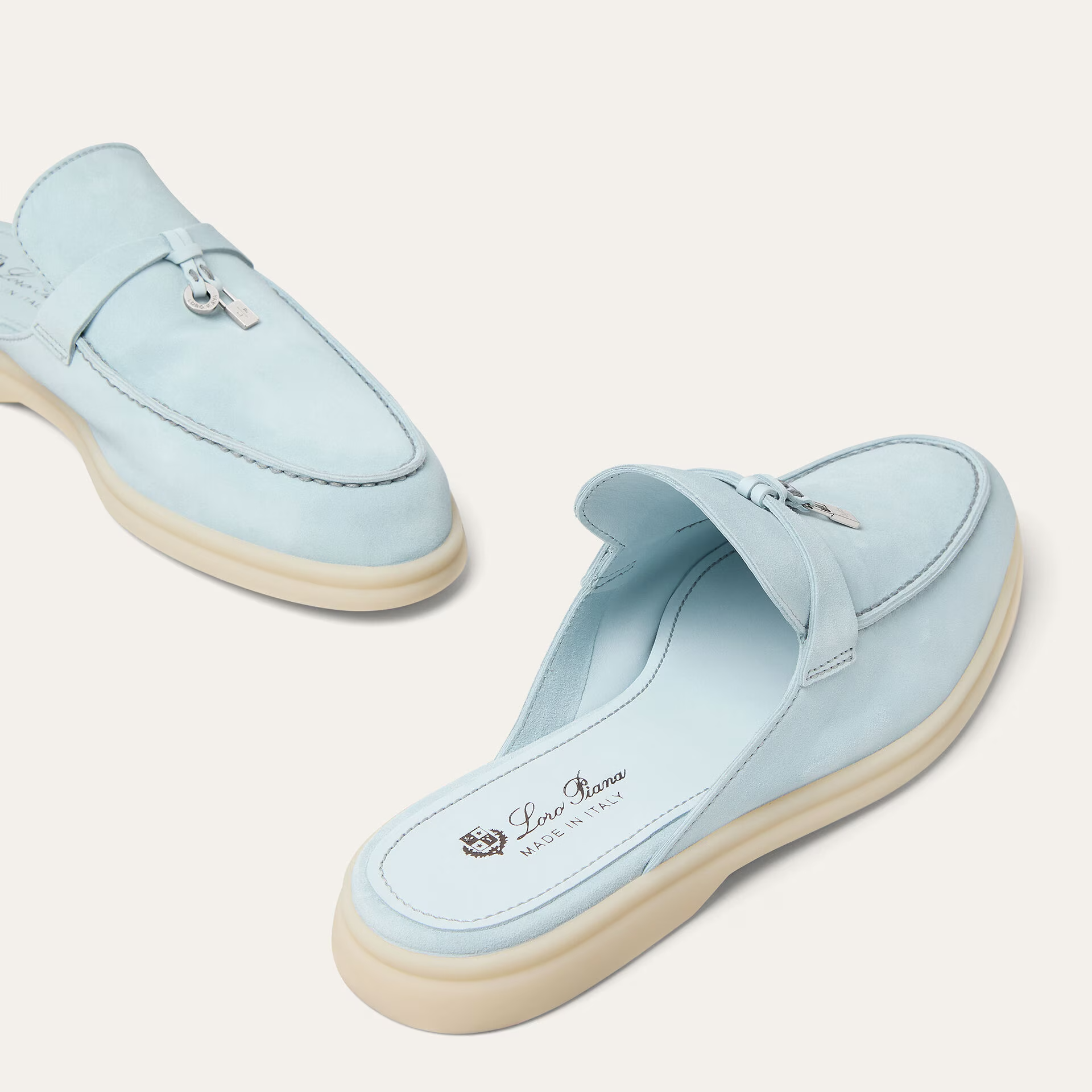 Loro Piana Charms Walk Babouche Loafer in Suede