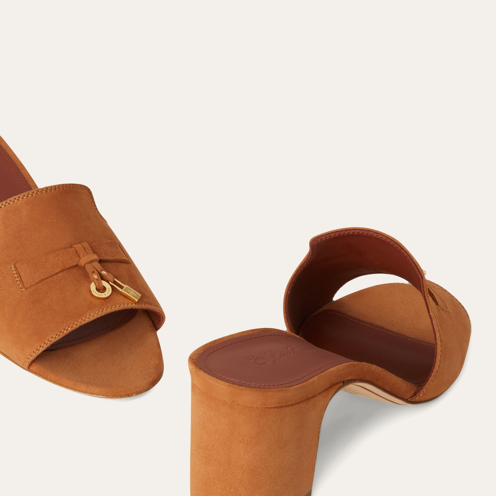 Loro Piana Summer Charms Sandal in Suede Goatskin