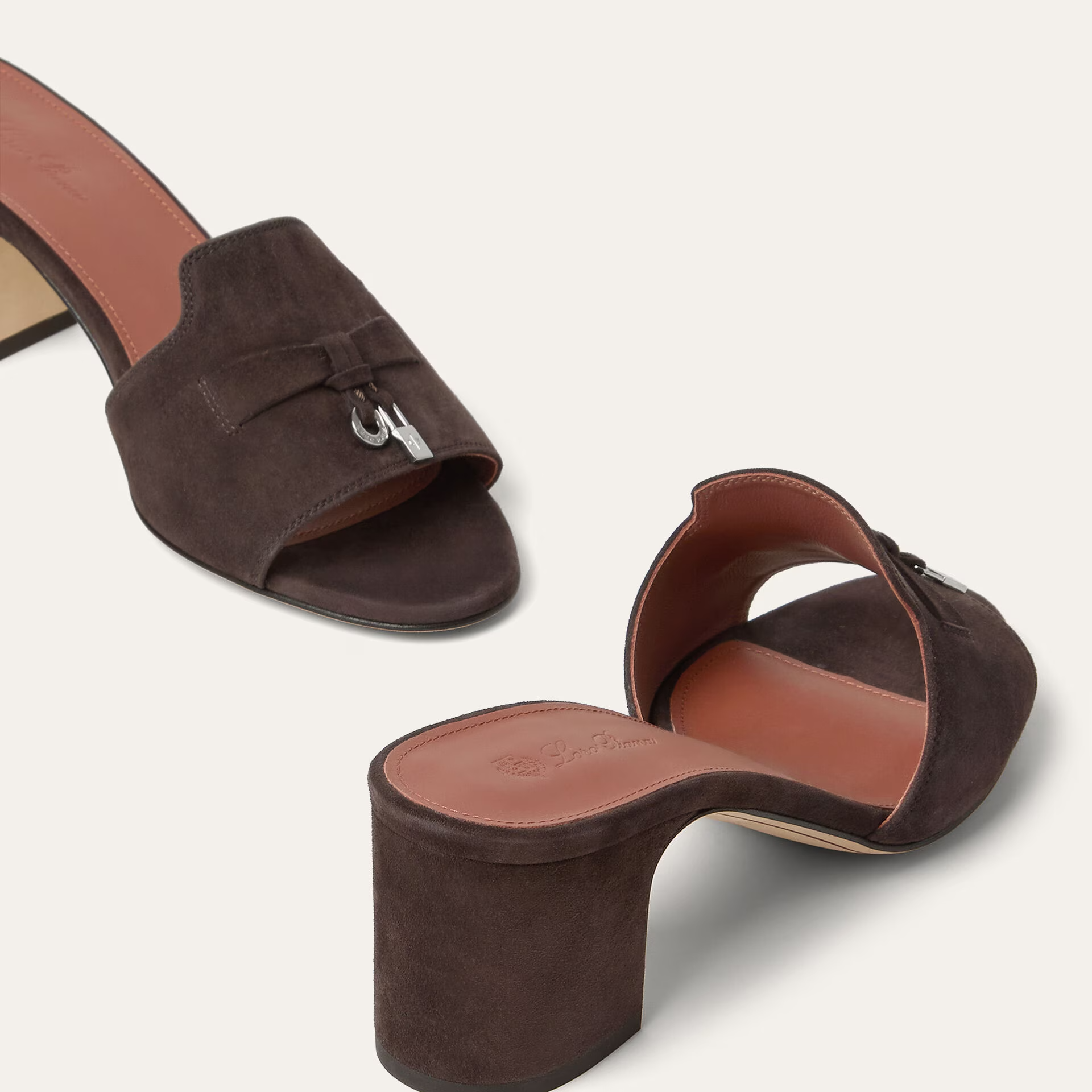 Loro Piana Summer Charms Sandal in Suede Goatskin