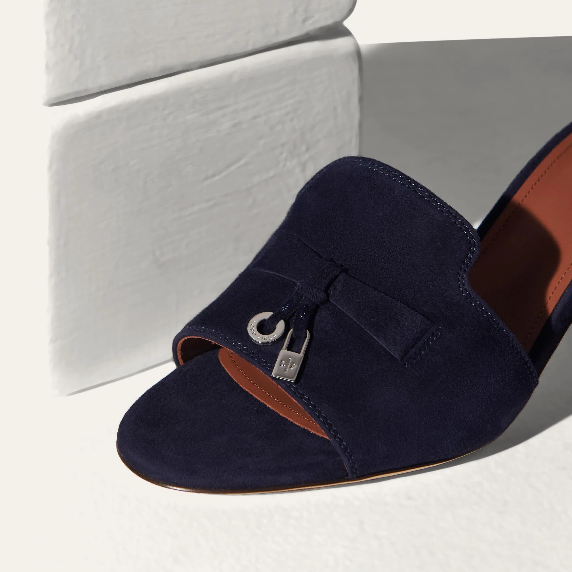 Loro Piana Summer Charms Sandal in Suede Goatskin