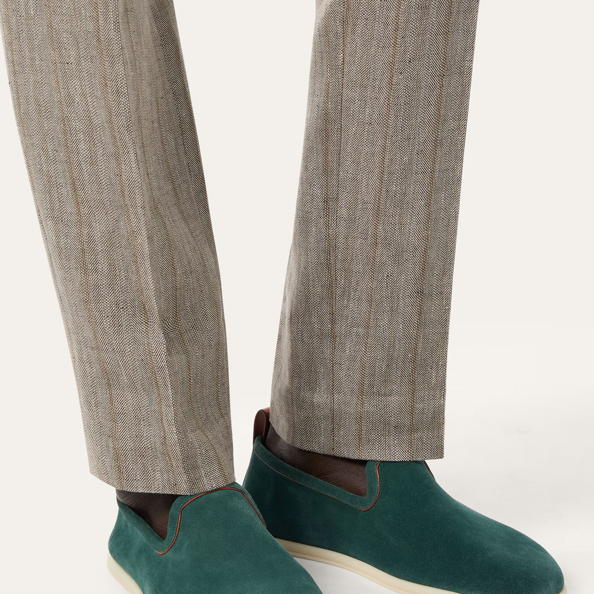 Loro Piana Venice Walk Loafer in Suede