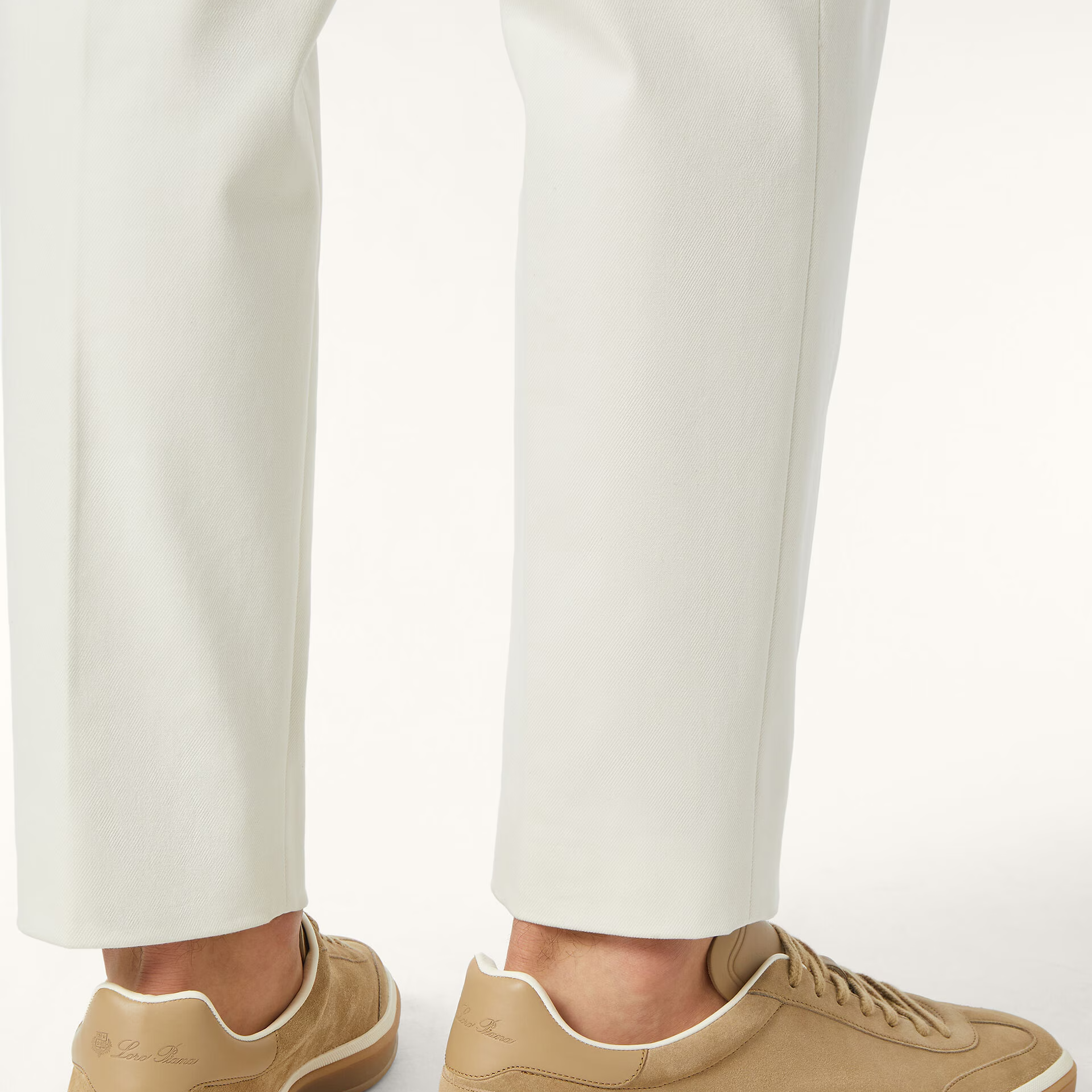 Loro Piana Tennis Walk Sneaker in Suede Calf Split