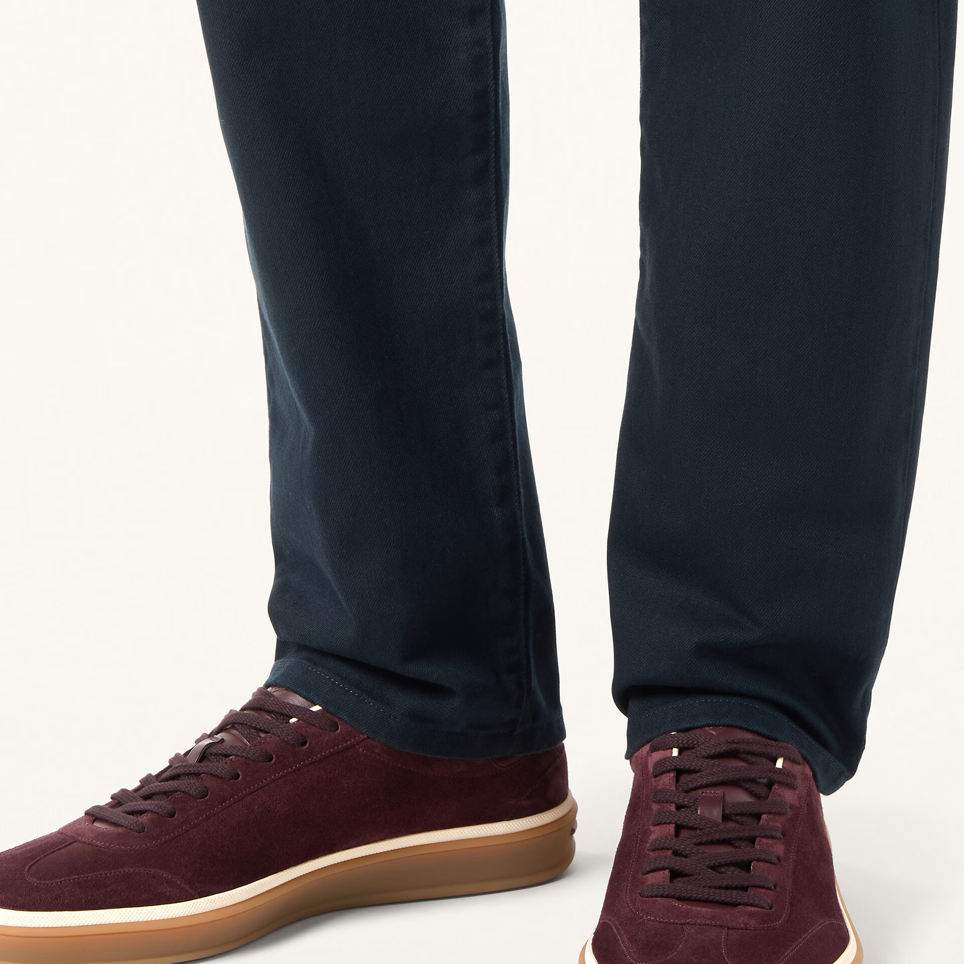 Loro Piana Tennis Walk Sneaker in Suede Calf Split