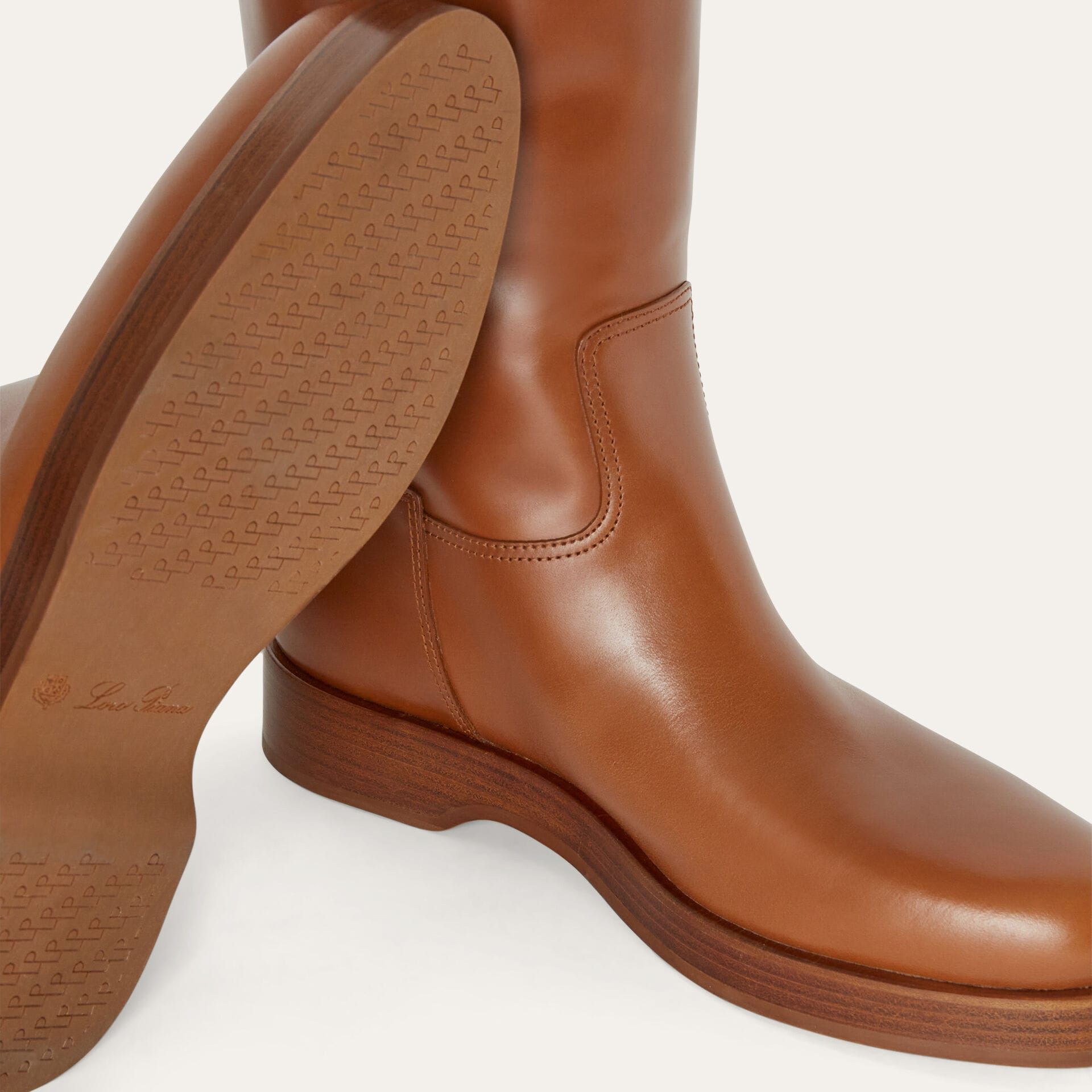 Loro Piana Lupo High Boot in Calfskin