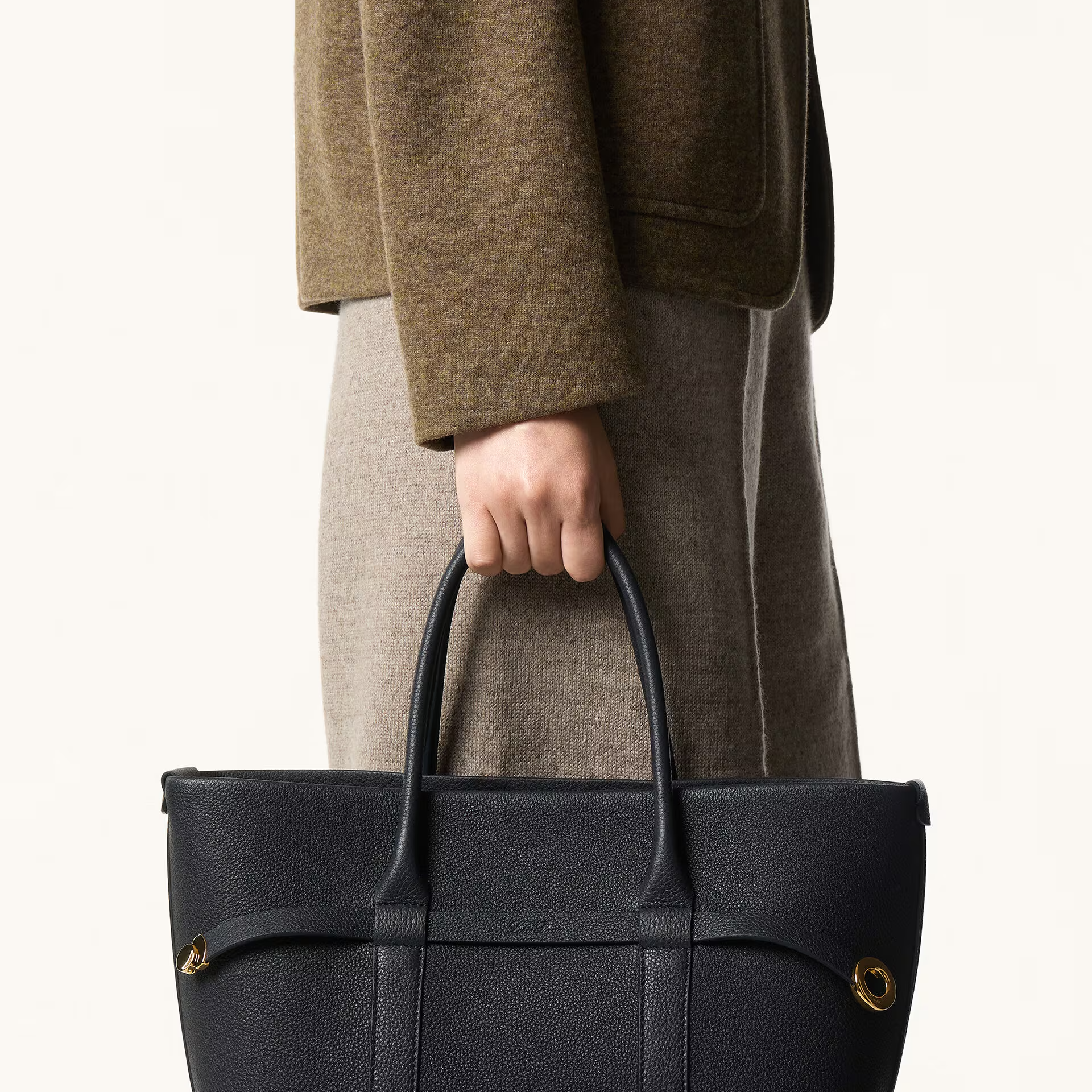 Loro Piana Ghiera Shopper Small in Calfskin