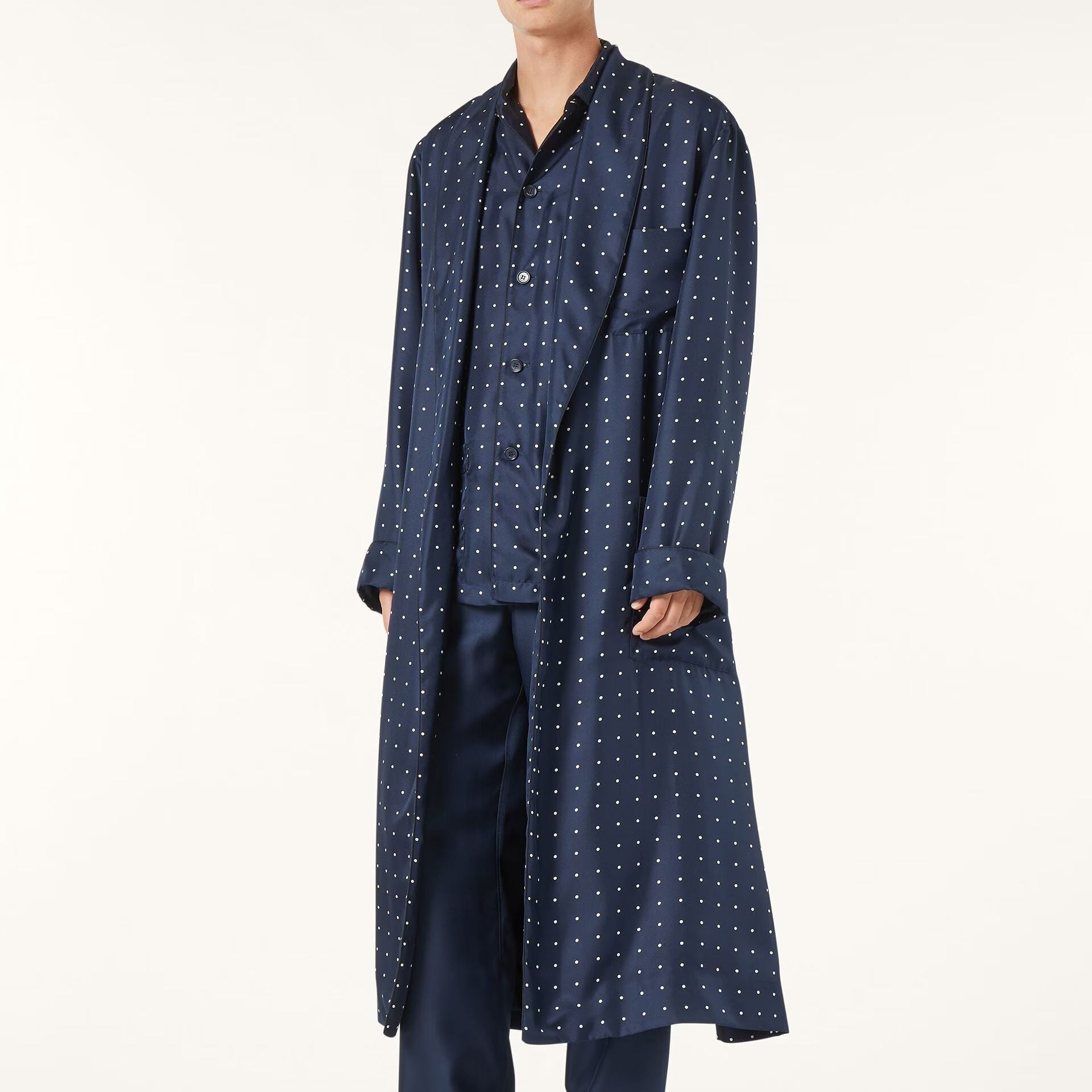 Loro Piana Chester Robe in Silk