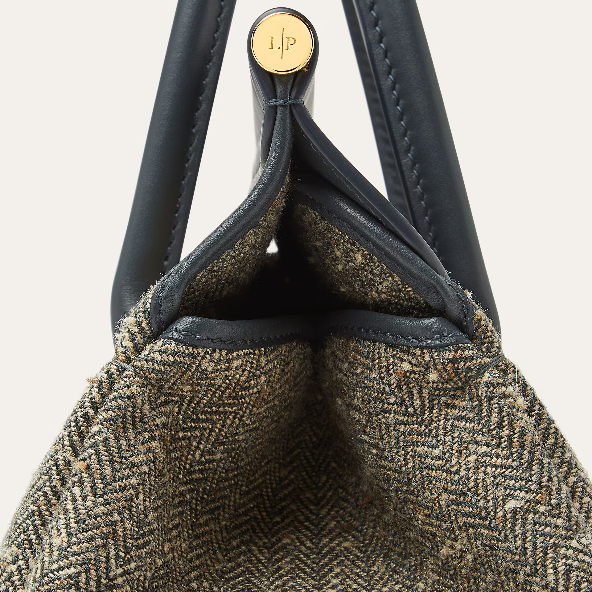 Loro Piana Loom bag L25 in Virgin Wool, Silk, Linen