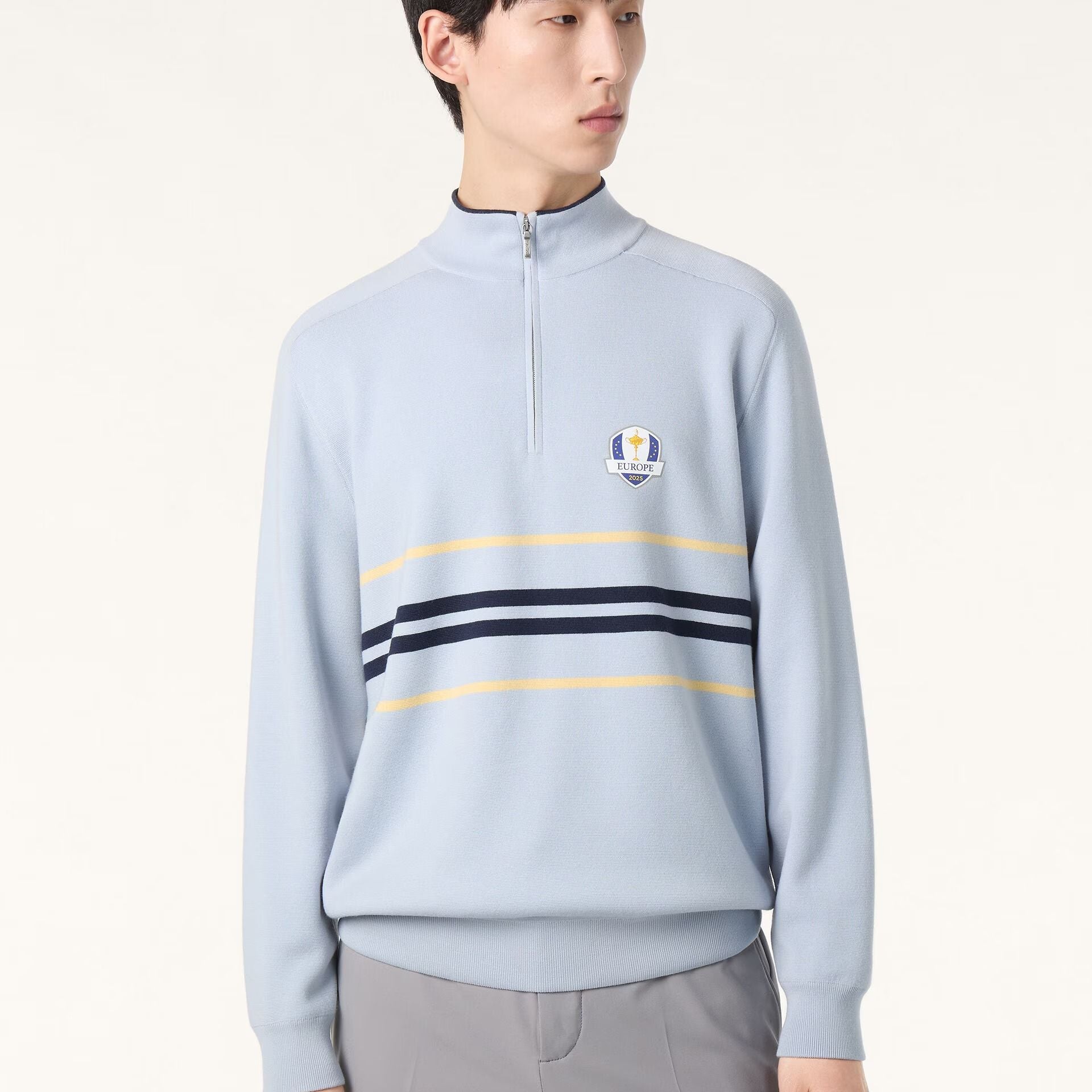 Loro Piana Half-Neck Sweater in Wish® Wool