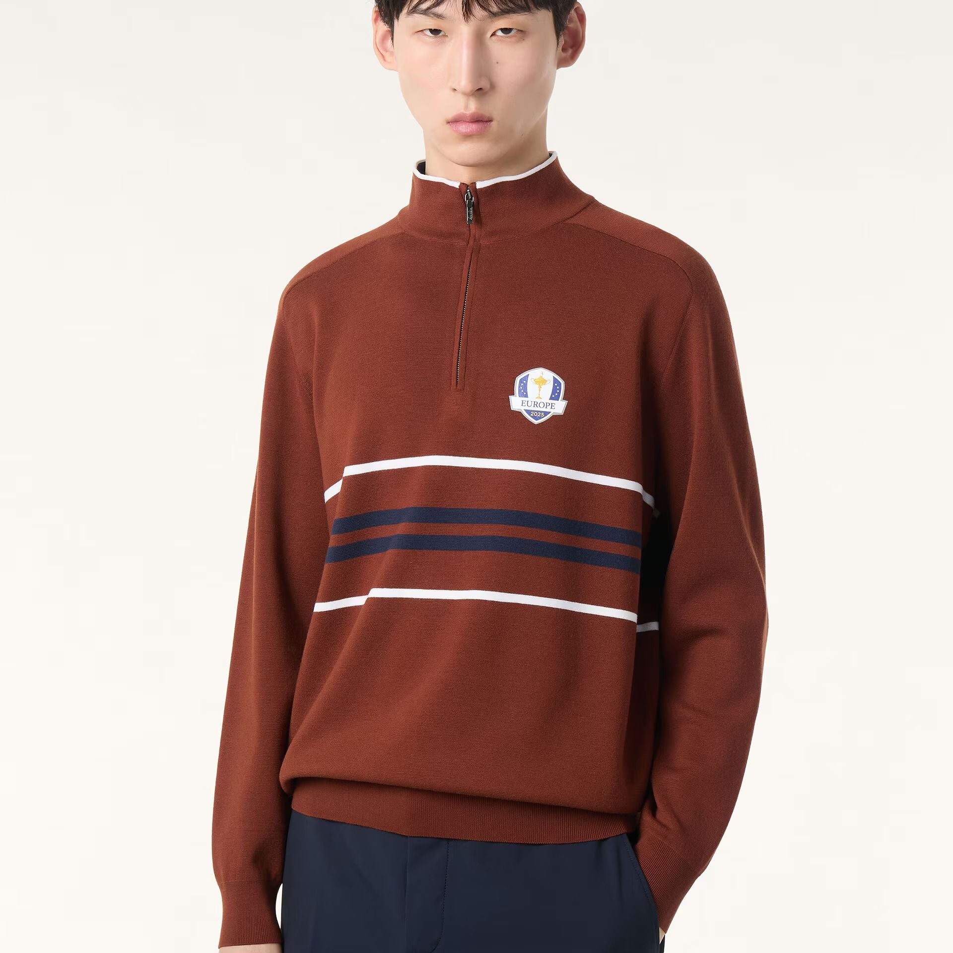 Loro Piana Half-Neck Sweater in Wish® Wool