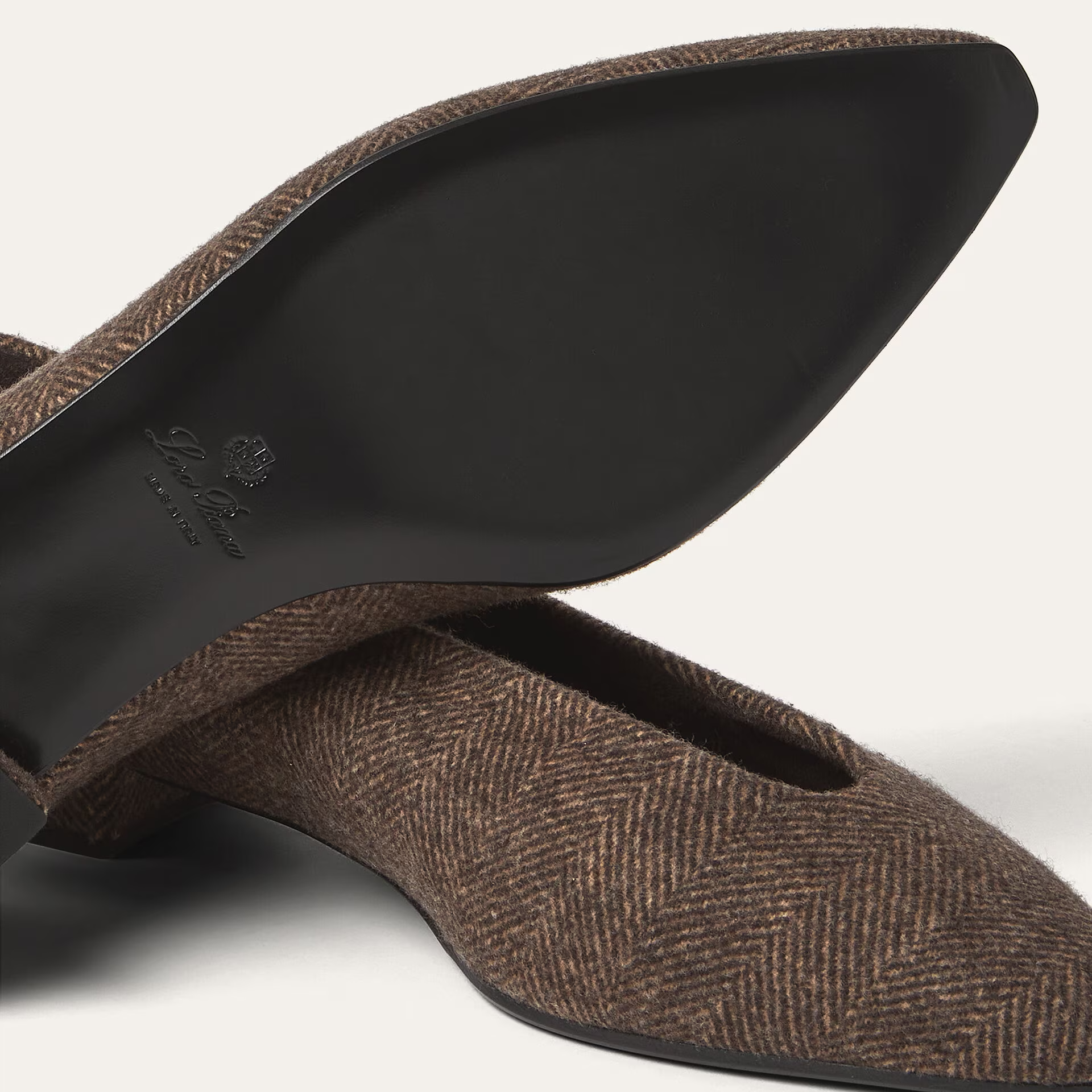Loro Piana Rebecca Ballet Flat in Wish® Wool, Cashmere