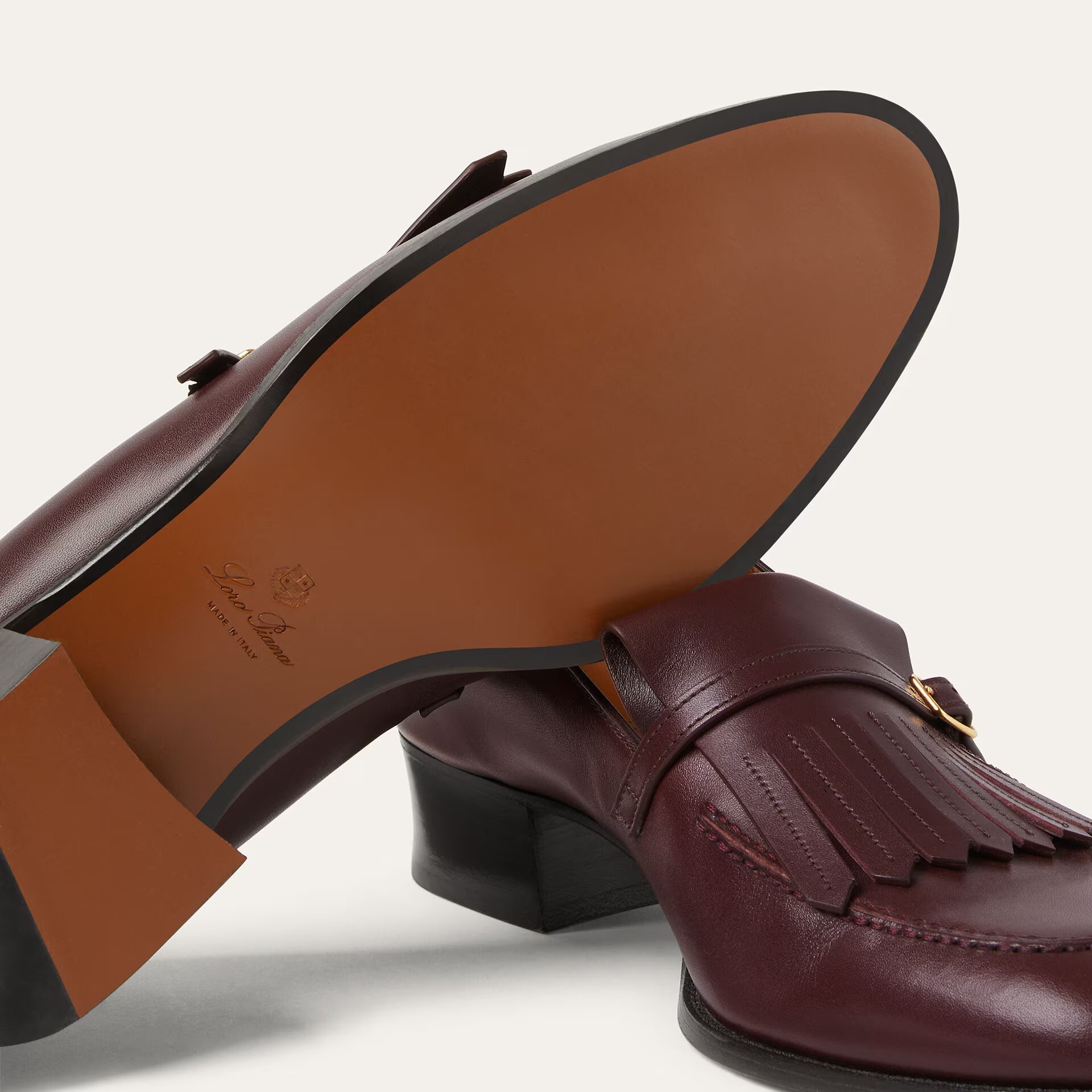 Loro Piana Pennan Fringe Loafer in Calfskin