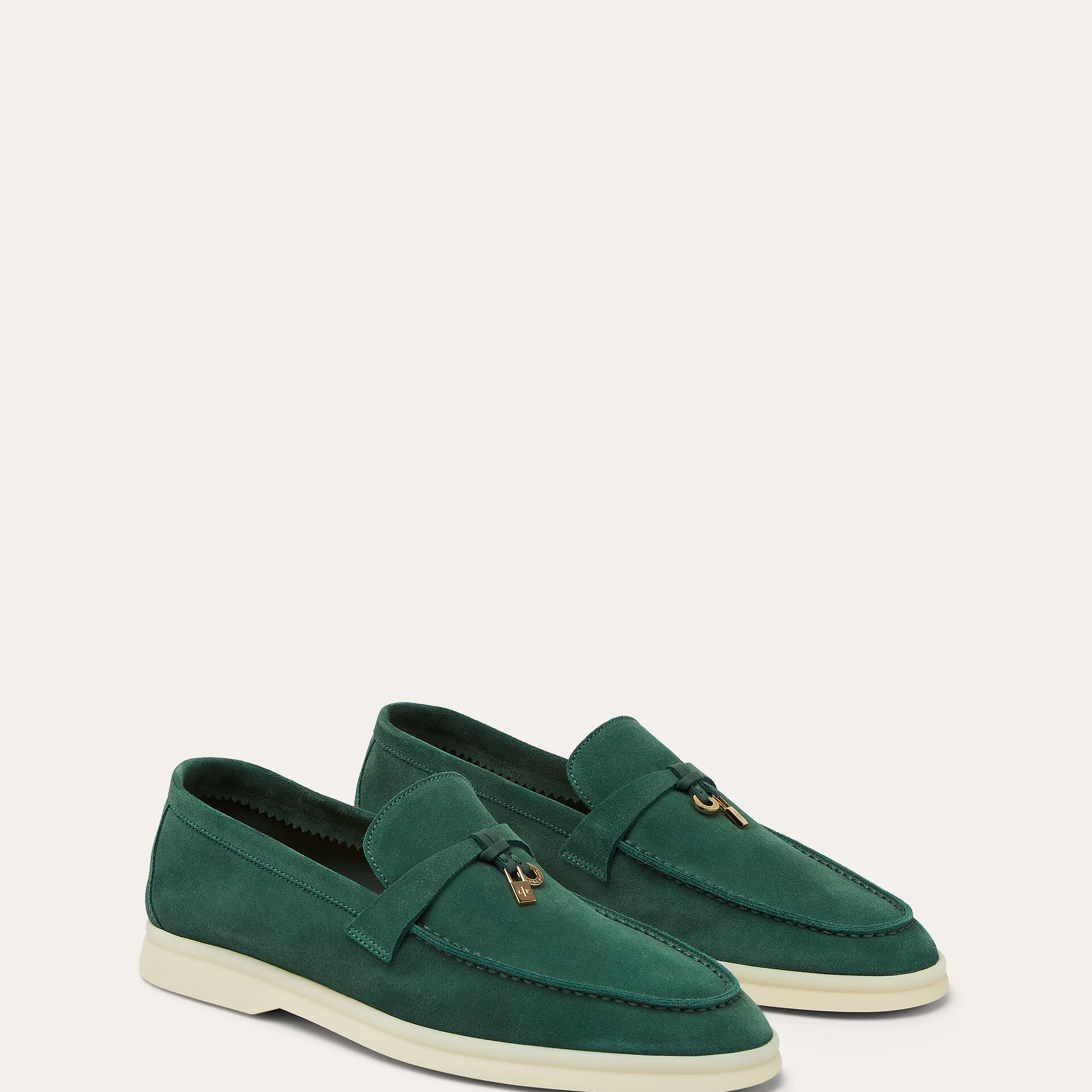Loro Piana Summer Charms Walk Loafer in Suede
