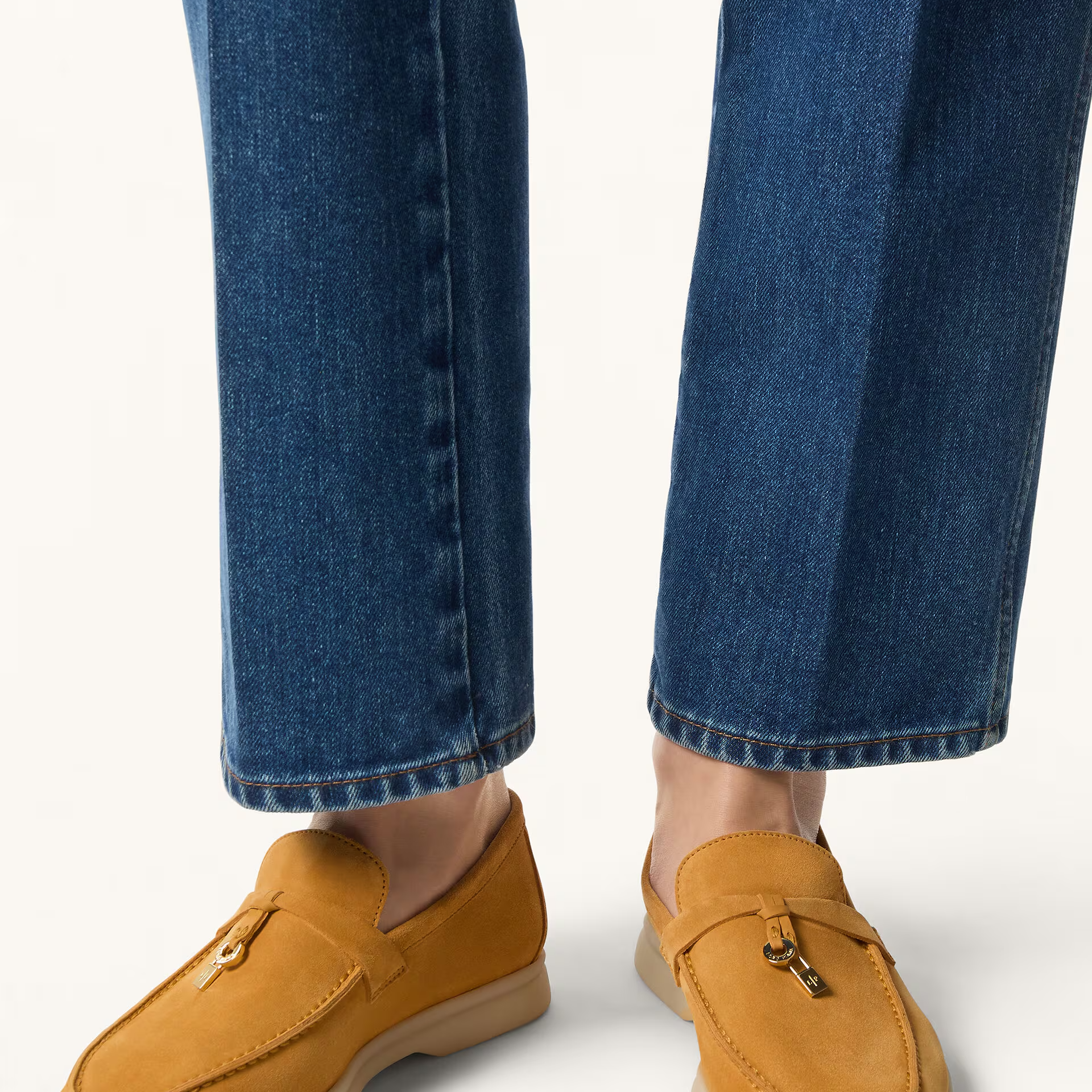 Loro Piana Summer Charms Walk Loafer in Suede