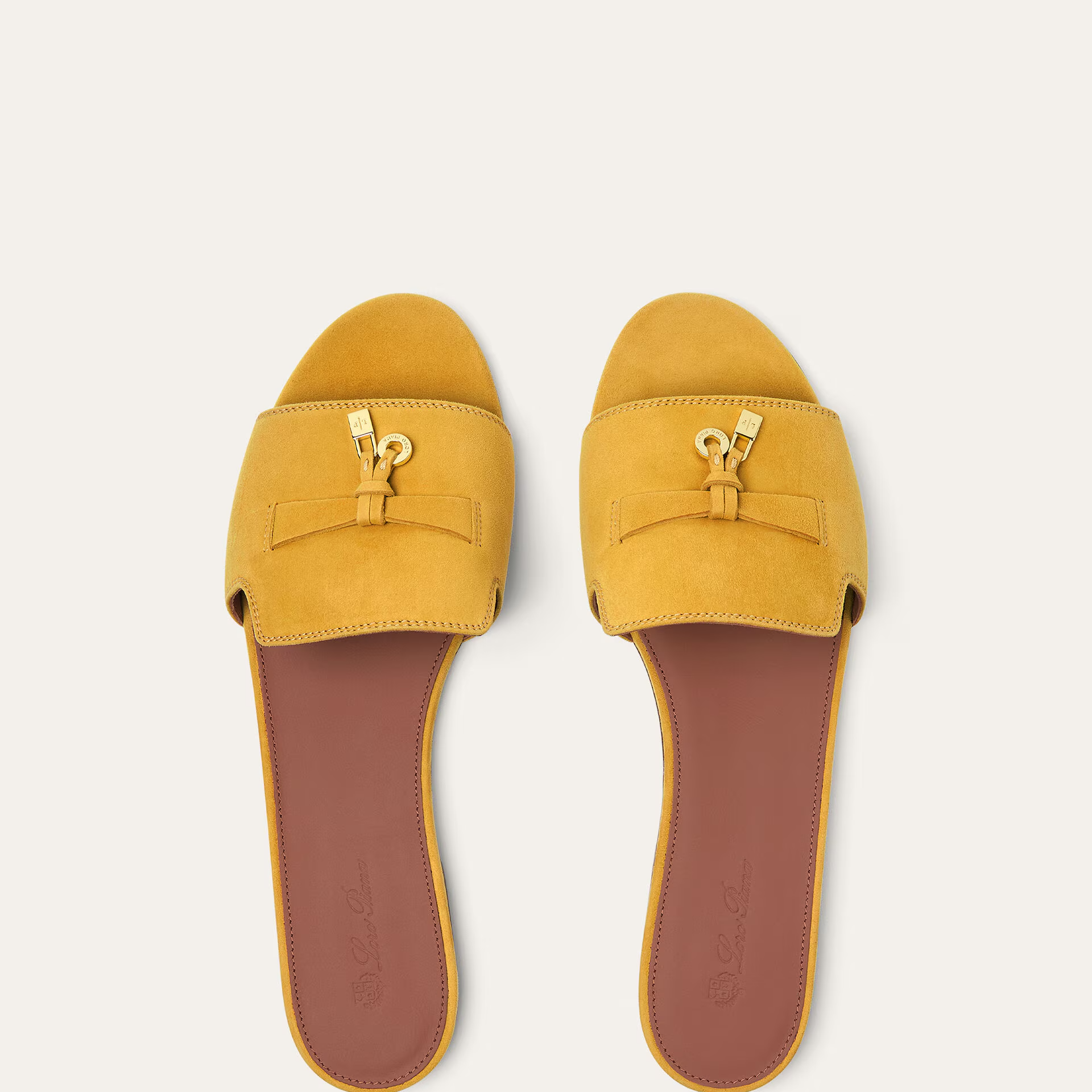 Loro Piana Summer Charms Sandal in Suede Goatskin