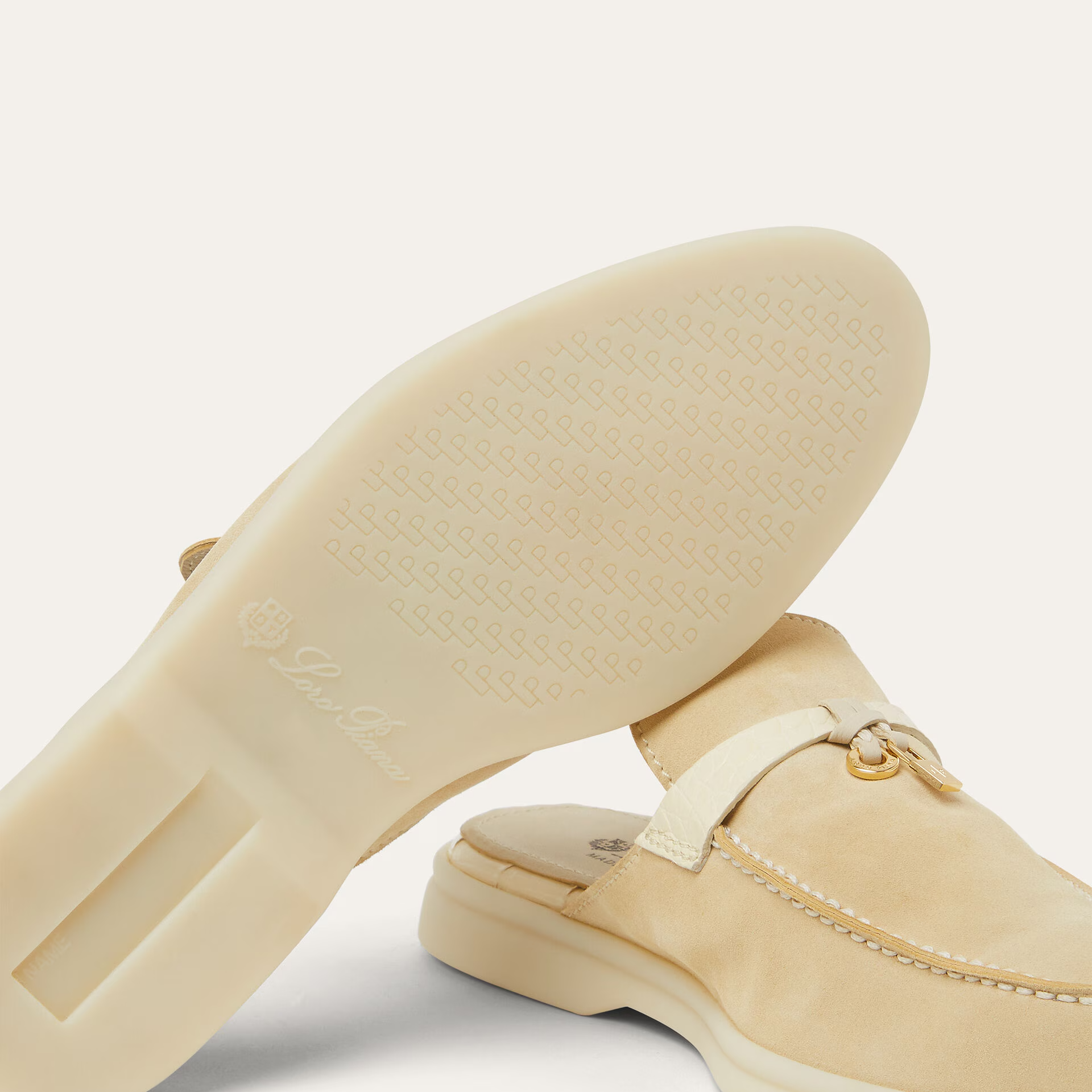 Loro Piana Charms Walk Babouche Loafer in Suede