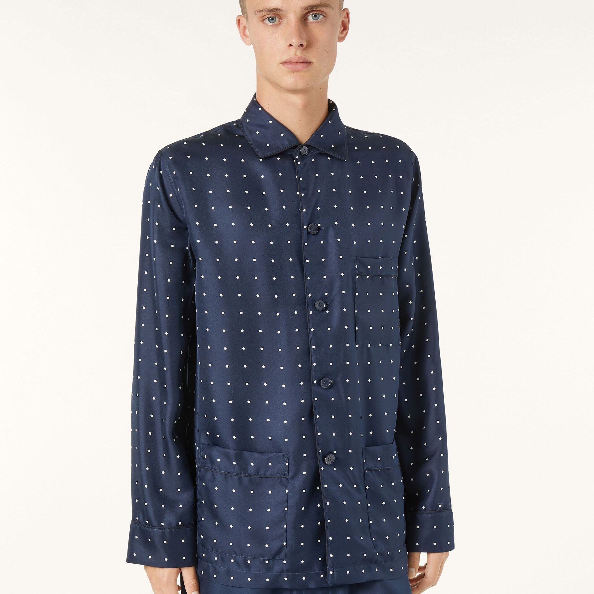 Loro Piana Lian Pyjamas Shirt in Silk