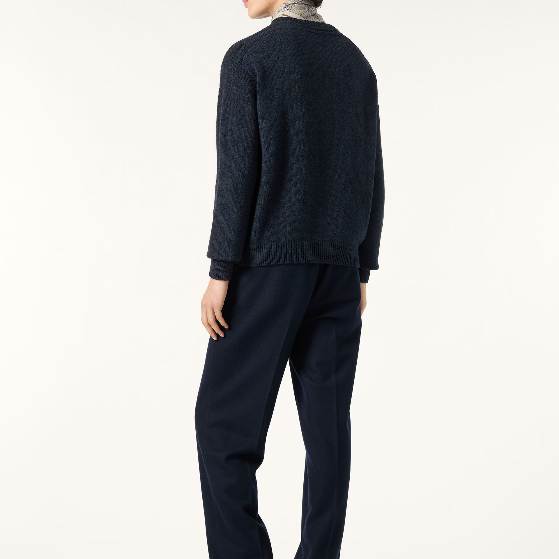 Loro Piana Carezza Crewneck in Cashmere - Coarsehair